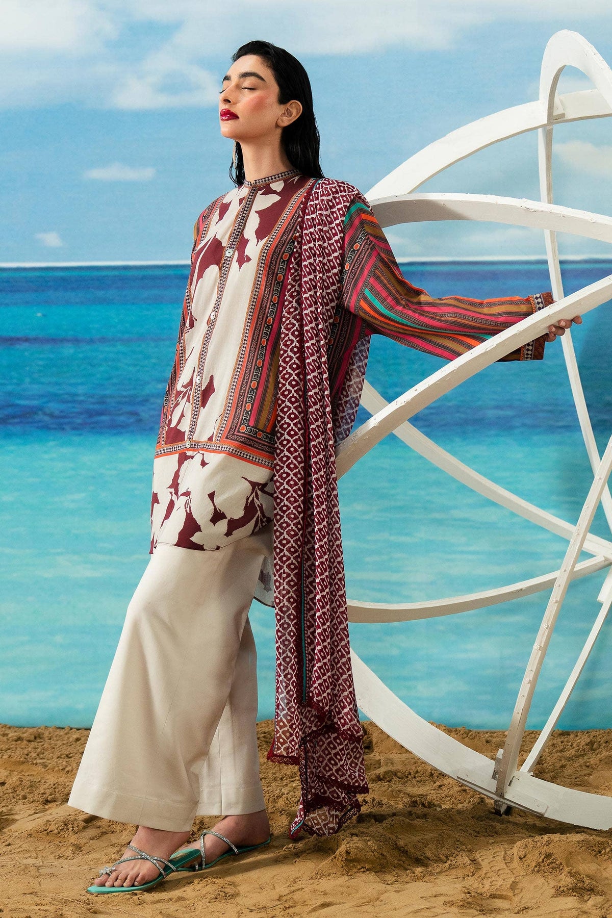 Sana Safinaz | Mahay Summer Lawn 24 | S-06 by Sana Safinaz - Designer Dress - Type: Ladies Clothes - Available at Libayah - 100% Original