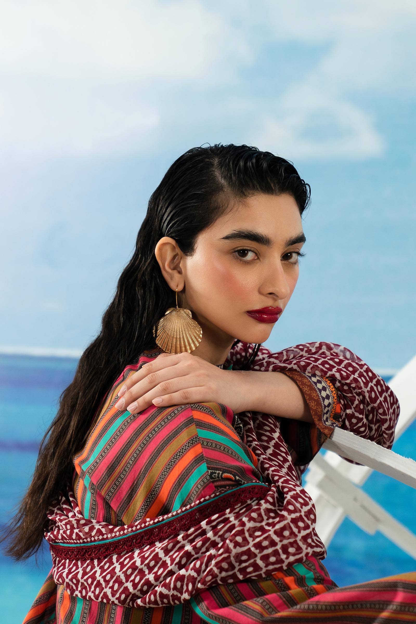 Sana Safinaz | Mahay Summer Lawn 24 | S-06 by Sana Safinaz - Designer Dress - Type: Ladies Clothes - Available at Libayah - 100% Original