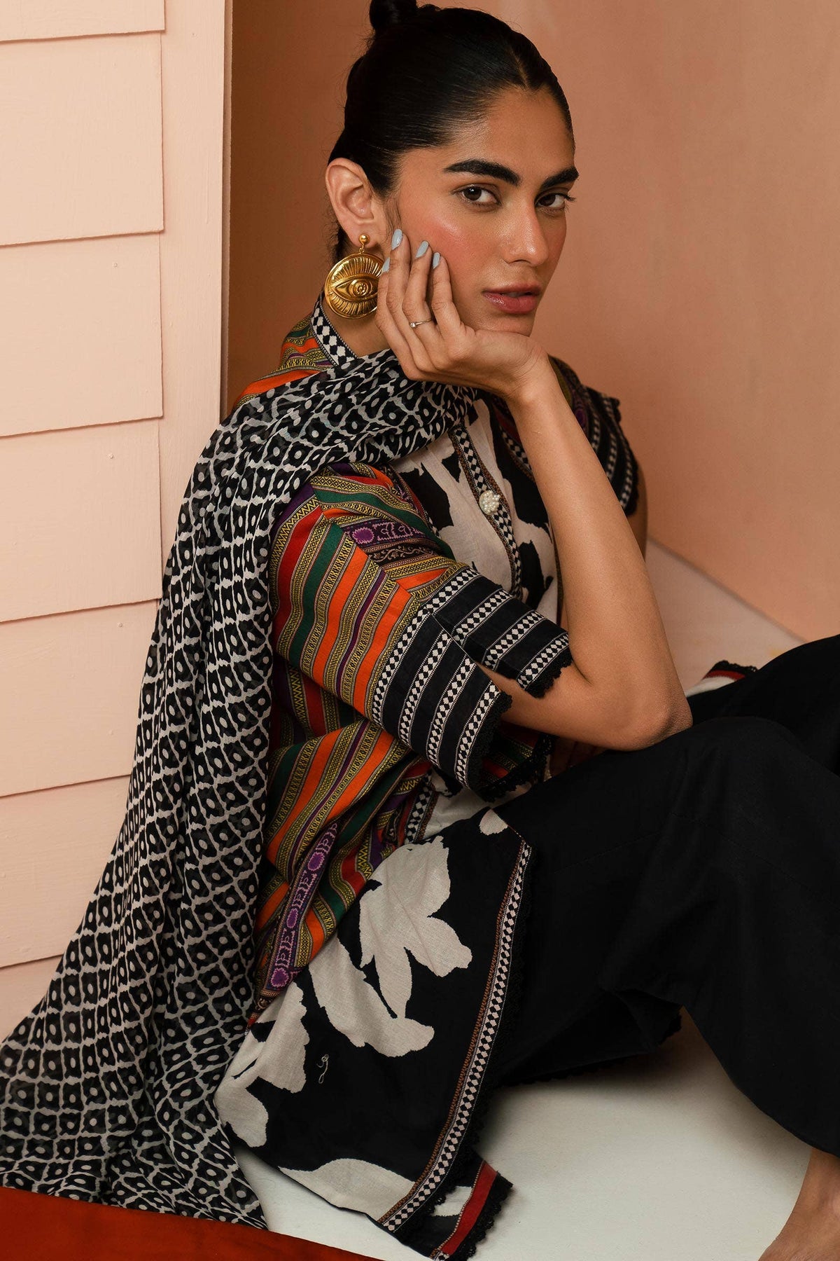 Sana Safinaz | Mahay Summer Lawn 24 | S-05 by Sana Safinaz - Designer Dress - Type: Ladies Clothes - Available at Libayah - 100% Original