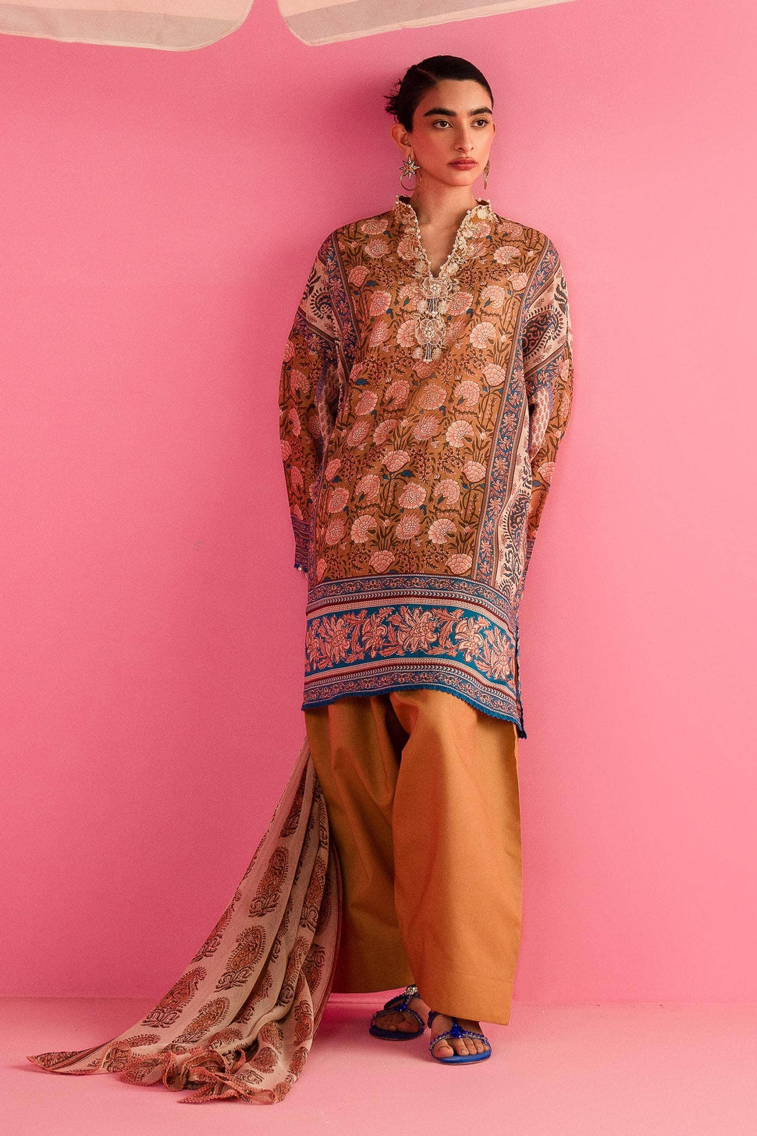 Sana Safinaz | Mahay Summer Lawn 24 | S-03 by Sana Safinaz - Designer Dress - Type: Ladies Clothes - Available at Libayah - 100% Original