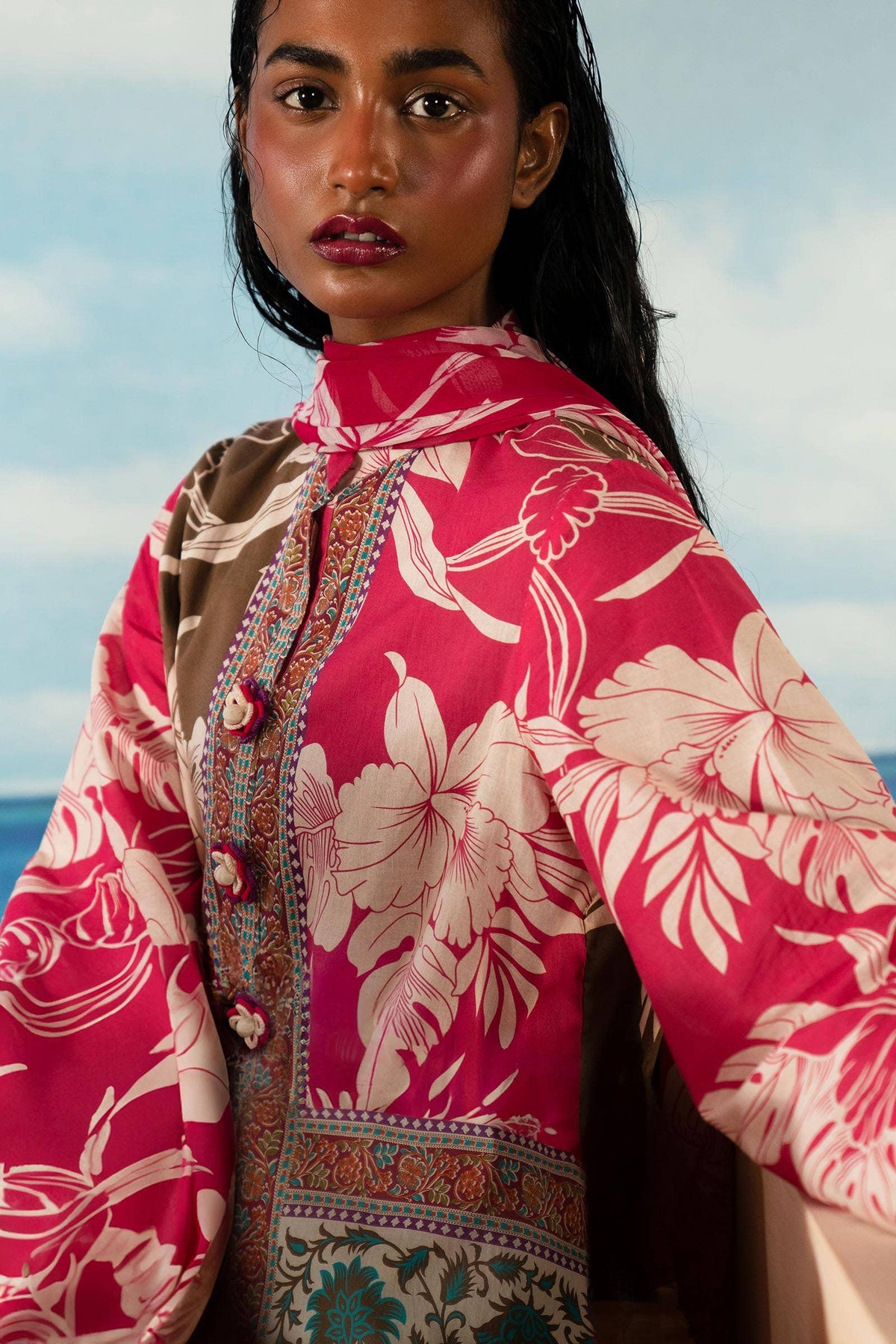 Sana Safinaz | Mahay Summer Lawn 24 | S-01 by Sana Safinaz - Designer Dress - Type: Ladies Clothes - Available at Libayah - 100% Original