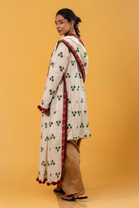 Sana Safinaz | Mahay Winter 24 | H243-001B-3CQ by Sana Safinaz - Designer Dress - Type: Luxury - Available at Libayah - 100% Original