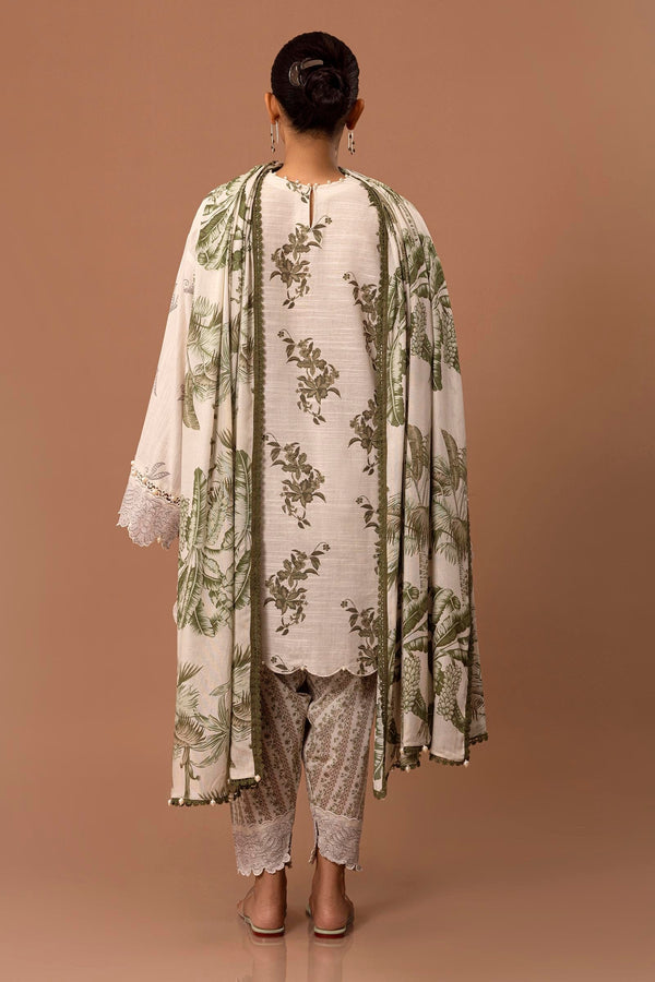 Sana Safinaz | Mahay Winter 24 | H243-006B-3DB by Sana Safinaz - Designer Dress - Type: Luxury - Available at Libayah - 100% Original