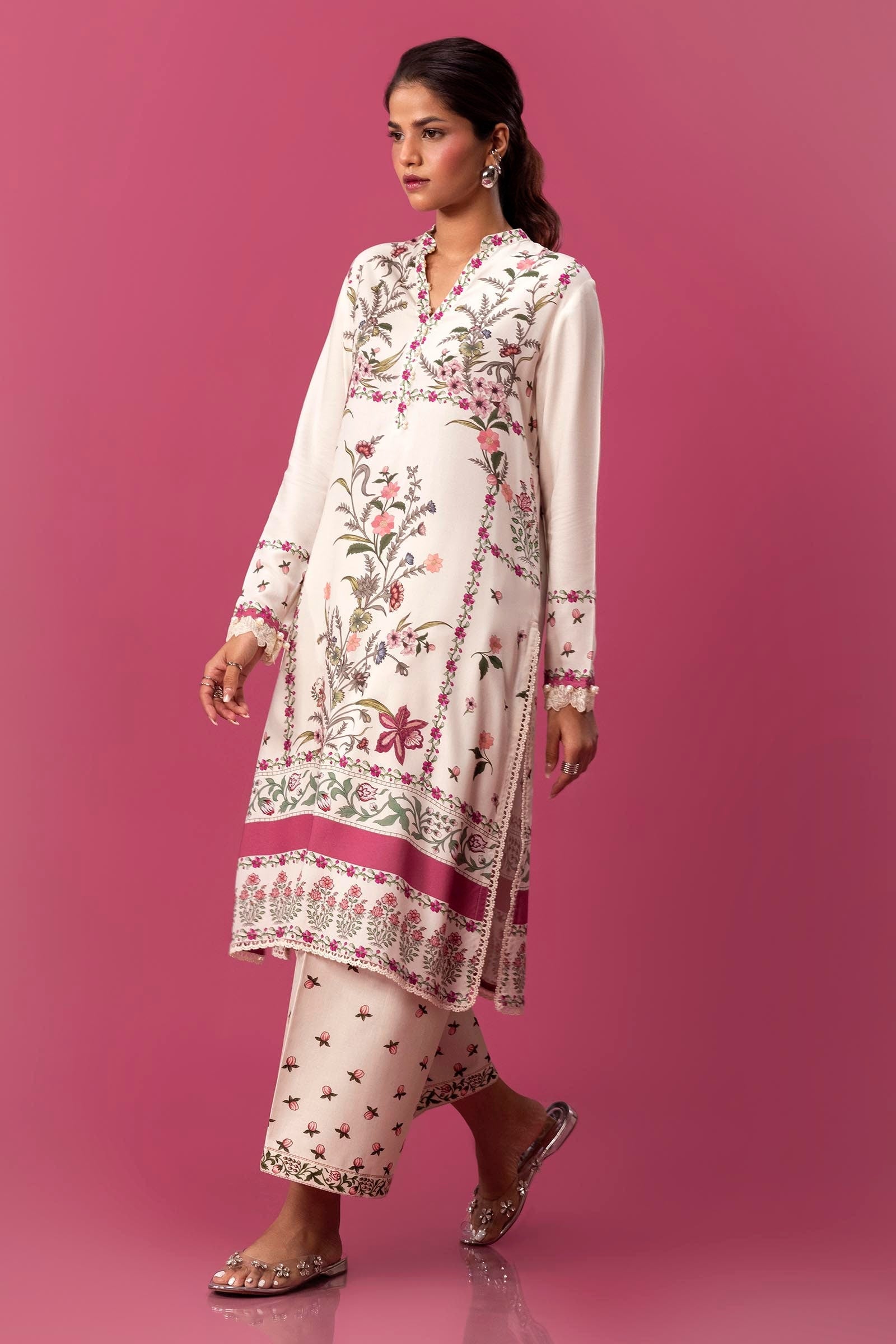 Sana Safinaz | Mahay Winter 24 | H243-007A-2AC by Sana Safinaz - Designer Dress - Type: Luxury - Available at Libayah - 100% Original