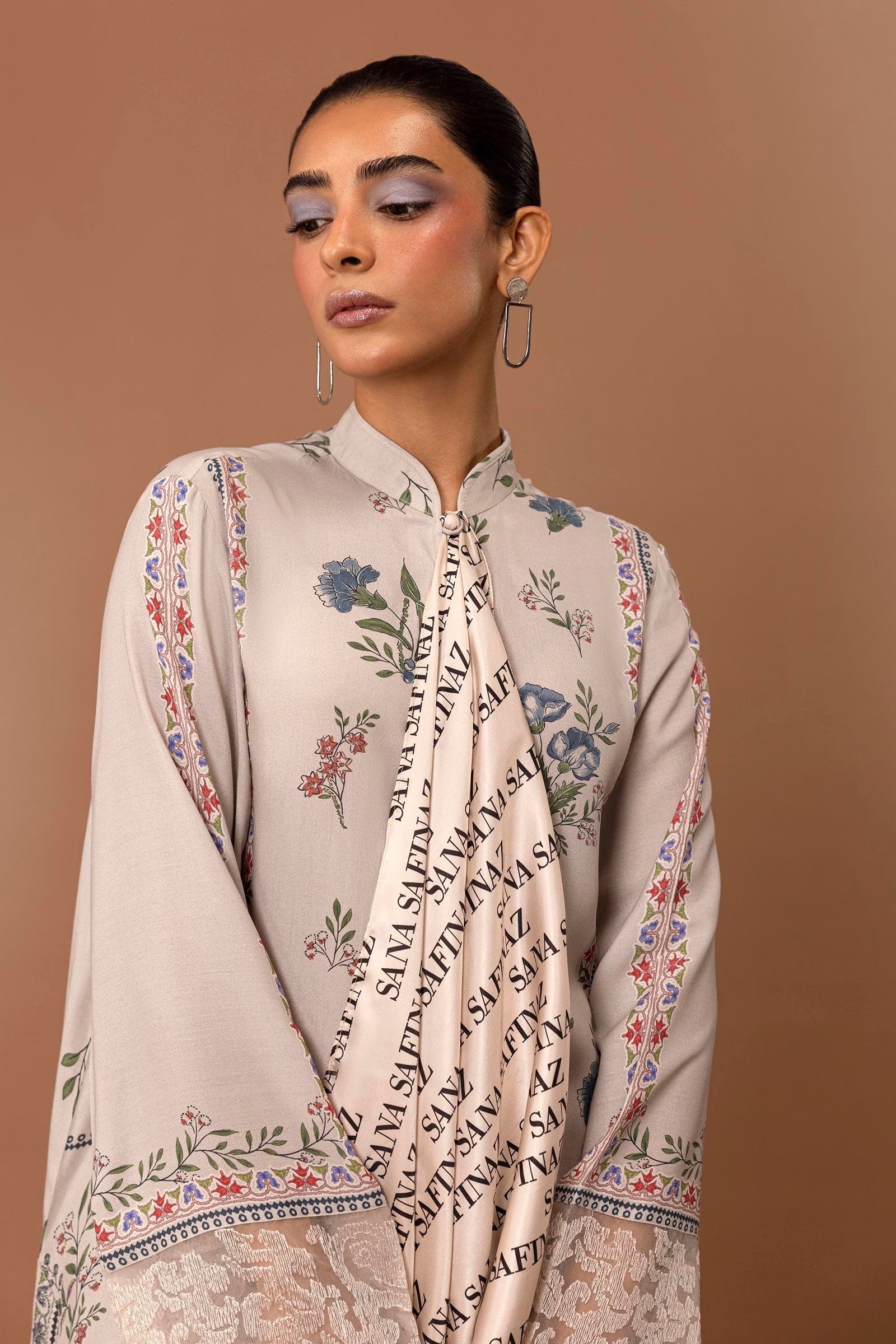 Sana Safinaz | Mahay Winter 24 | H243-008B-2AC by Sana Safinaz - Designer Dress - Type: Luxury - Available at Libayah - 100% Original