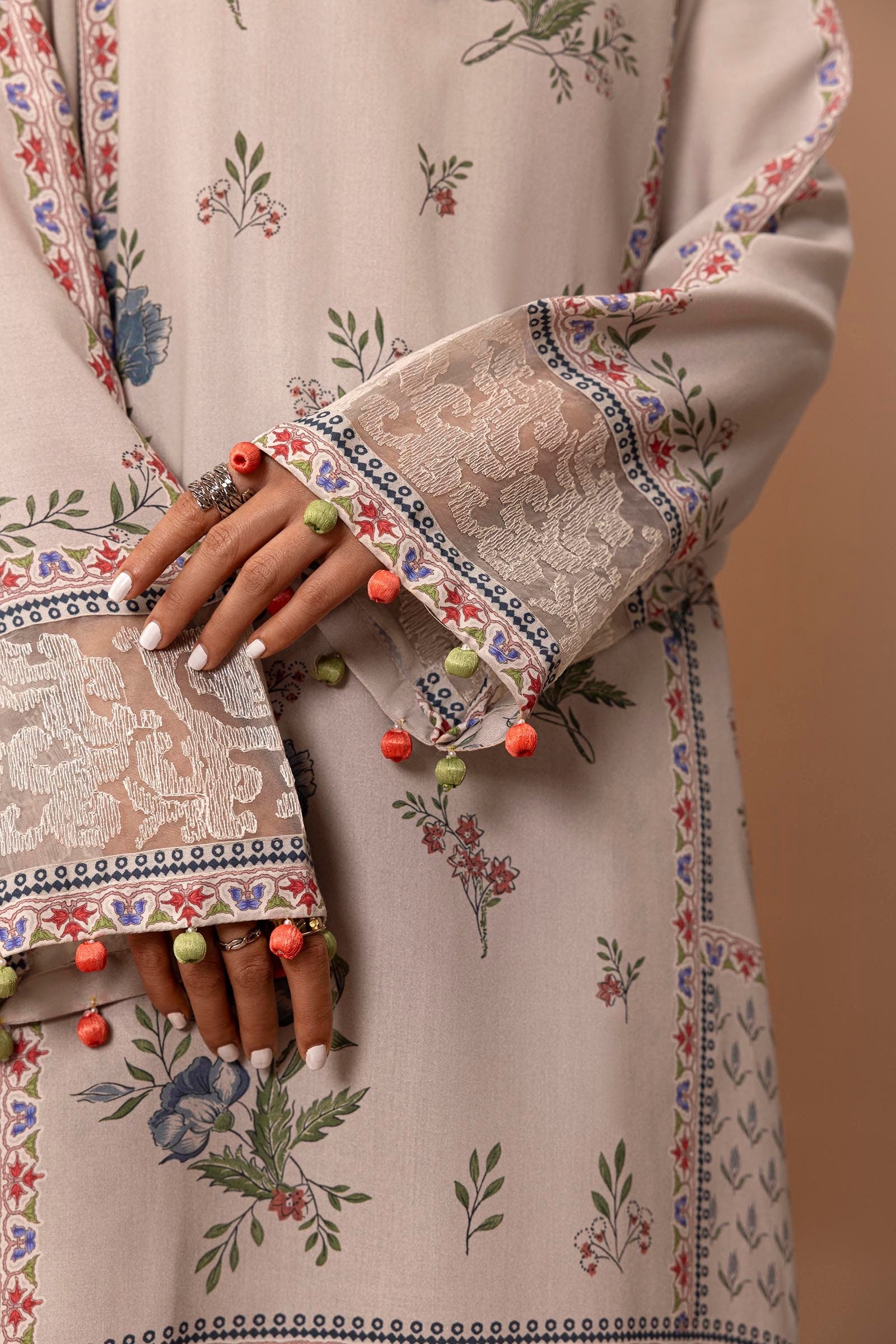 Sana Safinaz | Mahay Winter 24 | H243-008B-2AC by Sana Safinaz - Designer Dress - Type: Luxury - Available at Libayah - 100% Original