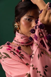 Sana Safinaz | Mahay Winter 24 | H243-010A-3DA by Sana Safinaz - Designer Dress - Type: Luxury - Available at Libayah - 100% Original