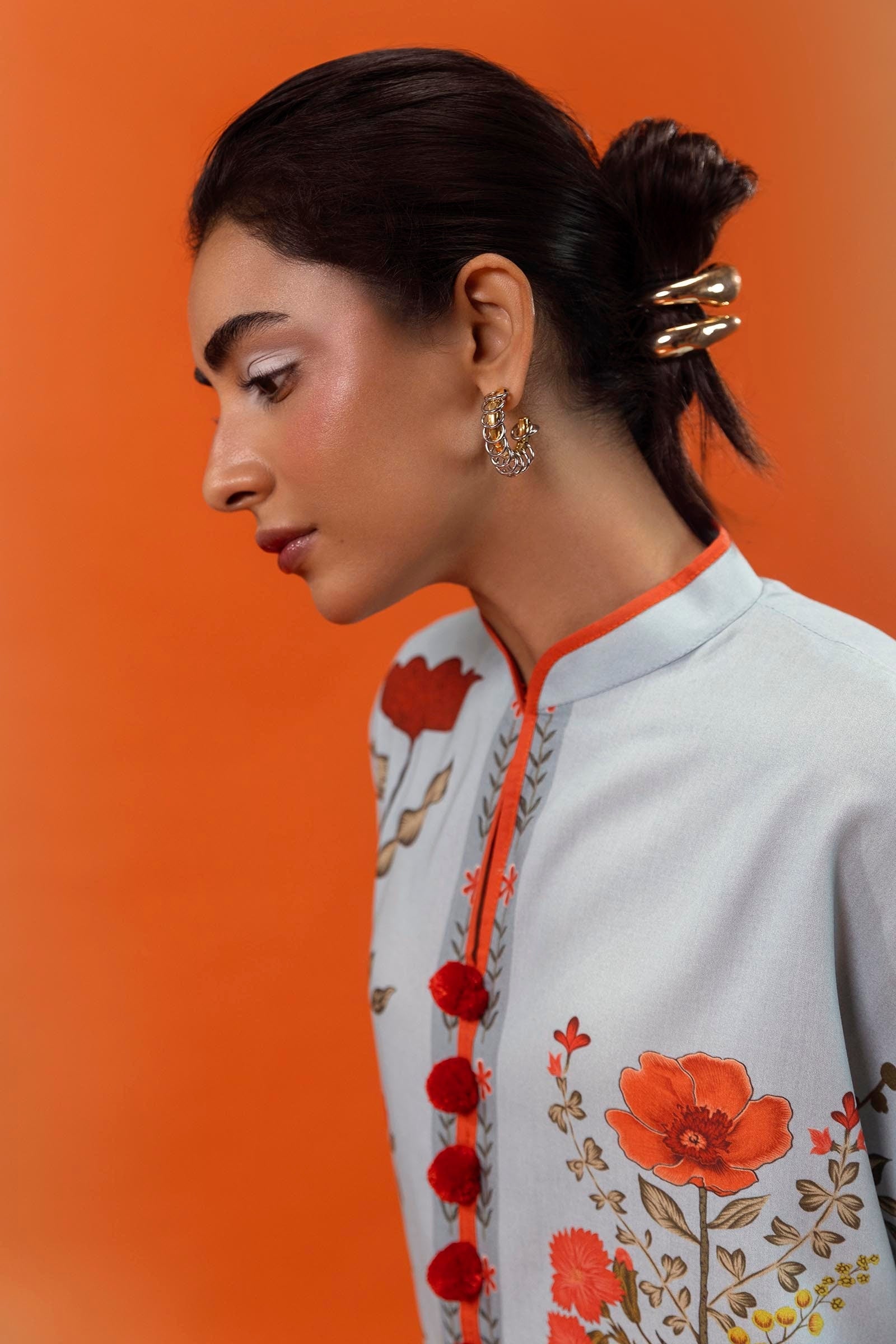 Sana Safinaz | Mahay Winter 24 | H243-010B-3DA by Sana Safinaz - Designer Dress - Type: Luxury - Available at Libayah - 100% Original