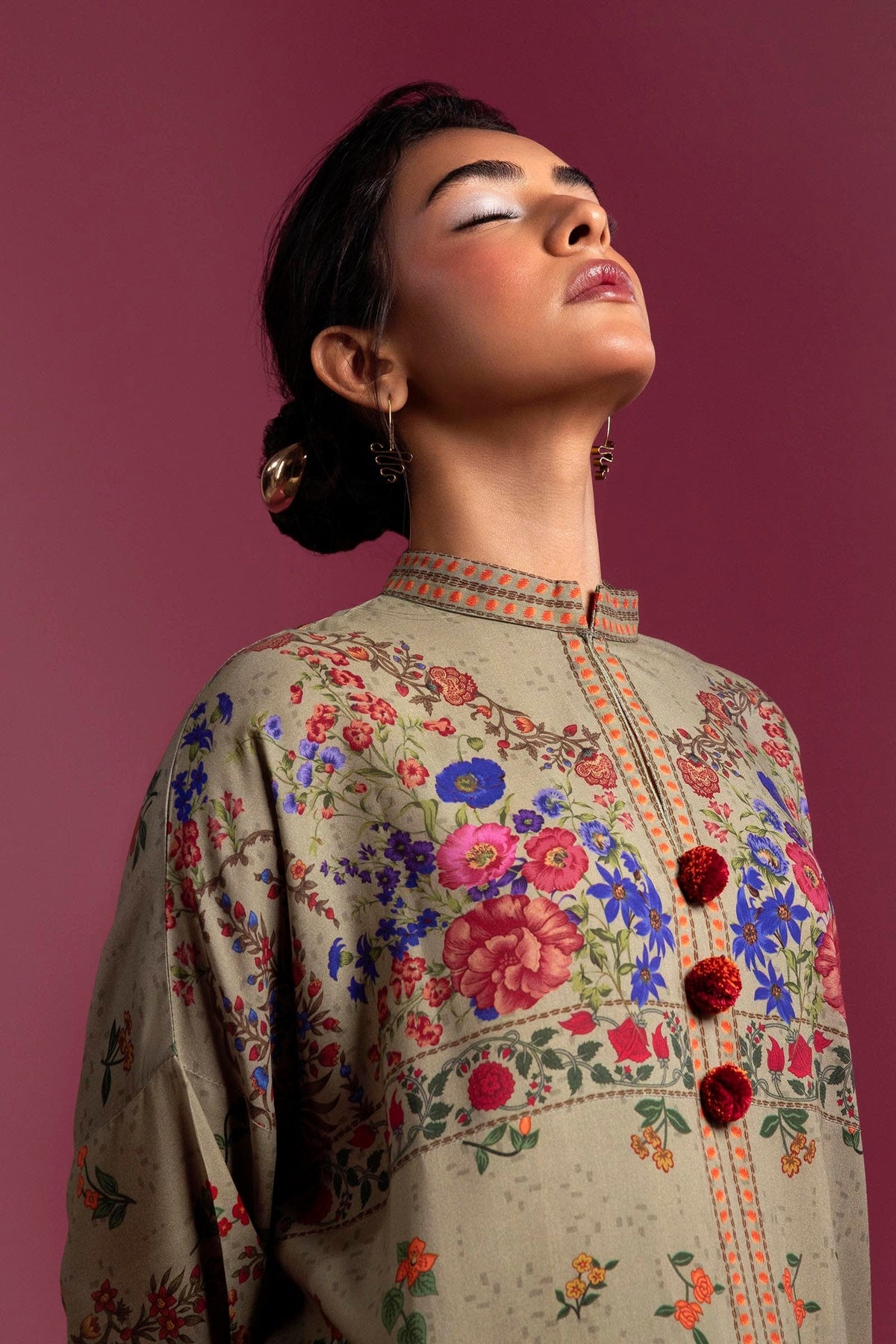 Sana Safinaz | Mahay Winter 24 | H243-011B-2C by Sana Safinaz - Designer Dress - Type: Luxury - Available at Libayah - 100% Original