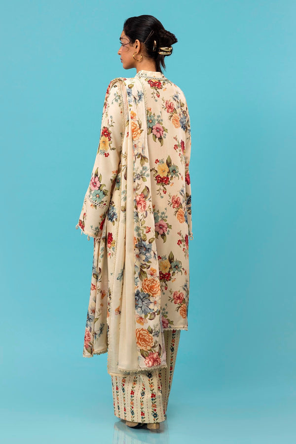 Sana Safinaz | Mahay Winter 24 | H243-014A-3DA by Sana Safinaz - Designer Dress - Type: Luxury - Available at Libayah - 100% Original