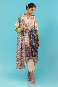 Sana Safinaz | Mahay Winter 24 | H243-020B-2DI by Sana Safinaz - Designer Dress - Type: Luxury - Available at Libayah - 100% Original