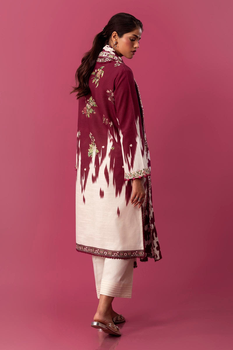 Sana Safinaz | Mahay Winter 24 | H243-021A-2BQ by Sana Safinaz - Designer Dress - Type: Luxury - Available at Libayah - 100% Original