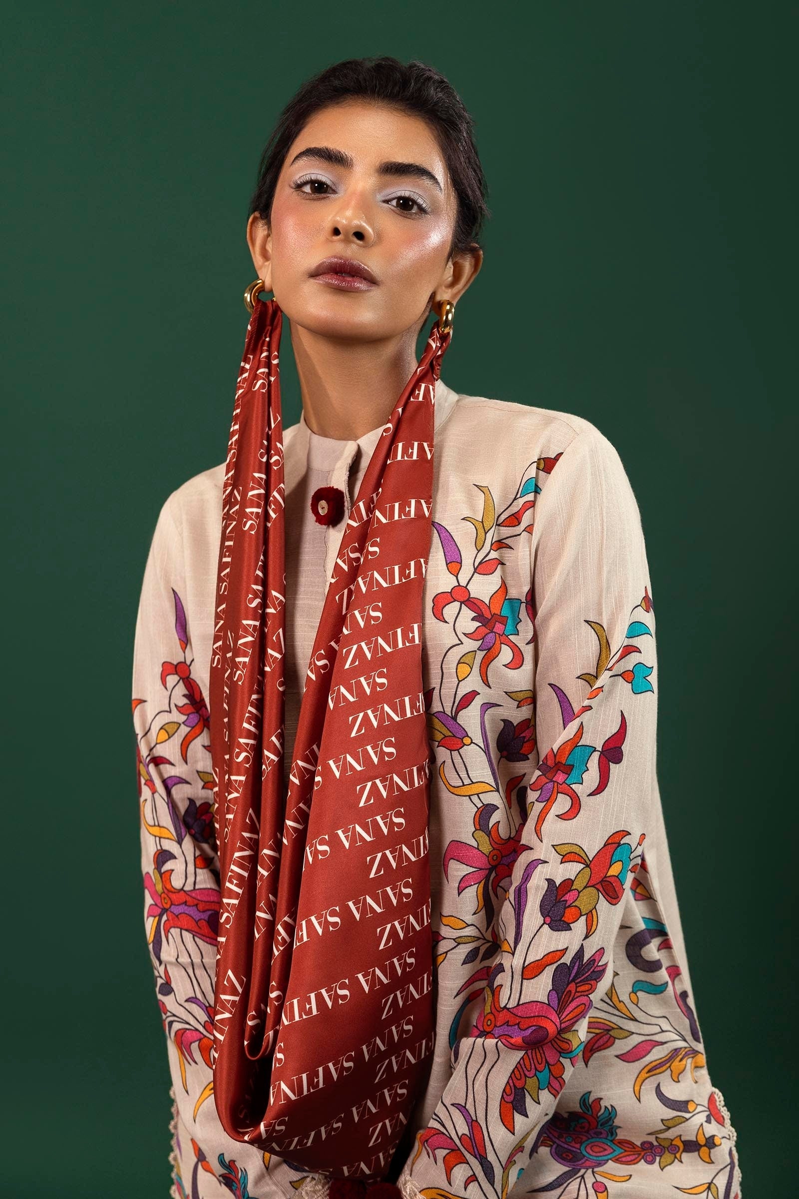 Sana Safinaz | Mahay Winter 24 | H243-022A-2AC by Sana Safinaz - Designer Dress - Type: Luxury - Available at Libayah - 100% Original