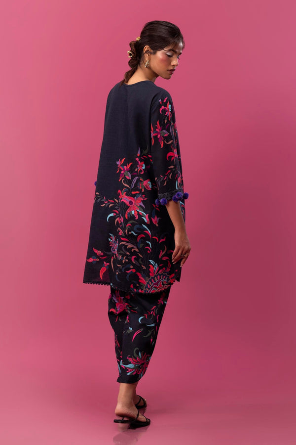 Sana Safinaz | Mahay Winter 24 | H243-022B-2AC by Sana Safinaz - Designer Dress - Type: Luxury - Available at Libayah - 100% Original