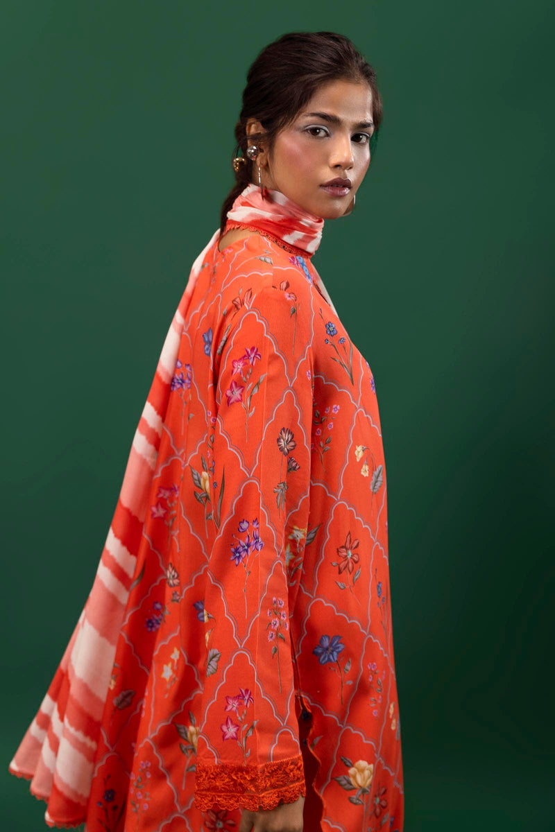 Sana Safinaz  | Mahay Winter 24 | H243-024B-3DB by Sana Safinaz - Designer Dress - Type: Luxury - Available at Libayah - 100% Original