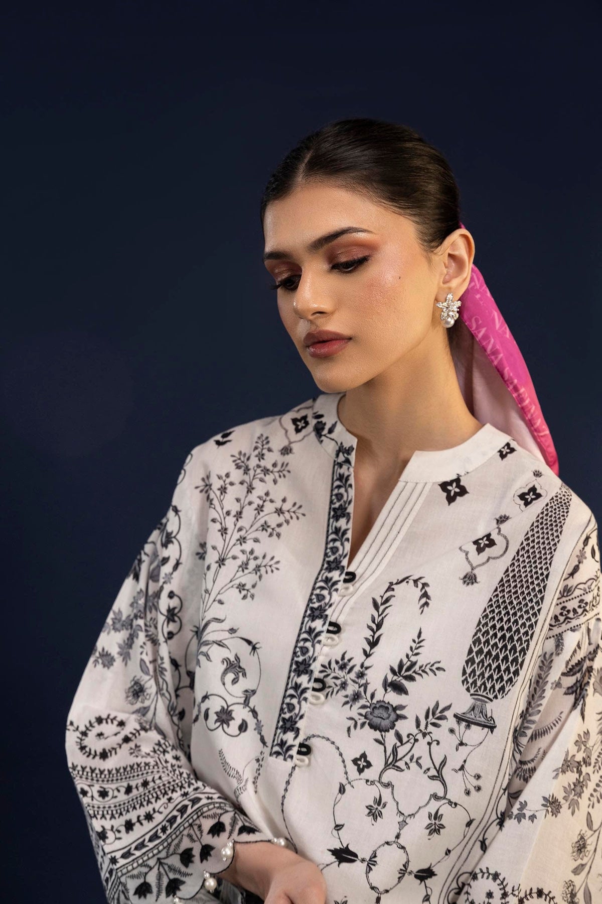 Sana Safinaz | Mahay Spring 25 | A-16 by Sana Safinaz - Designer Dress - Type: Ladies Clothes - Available at Libayah - 100% Original