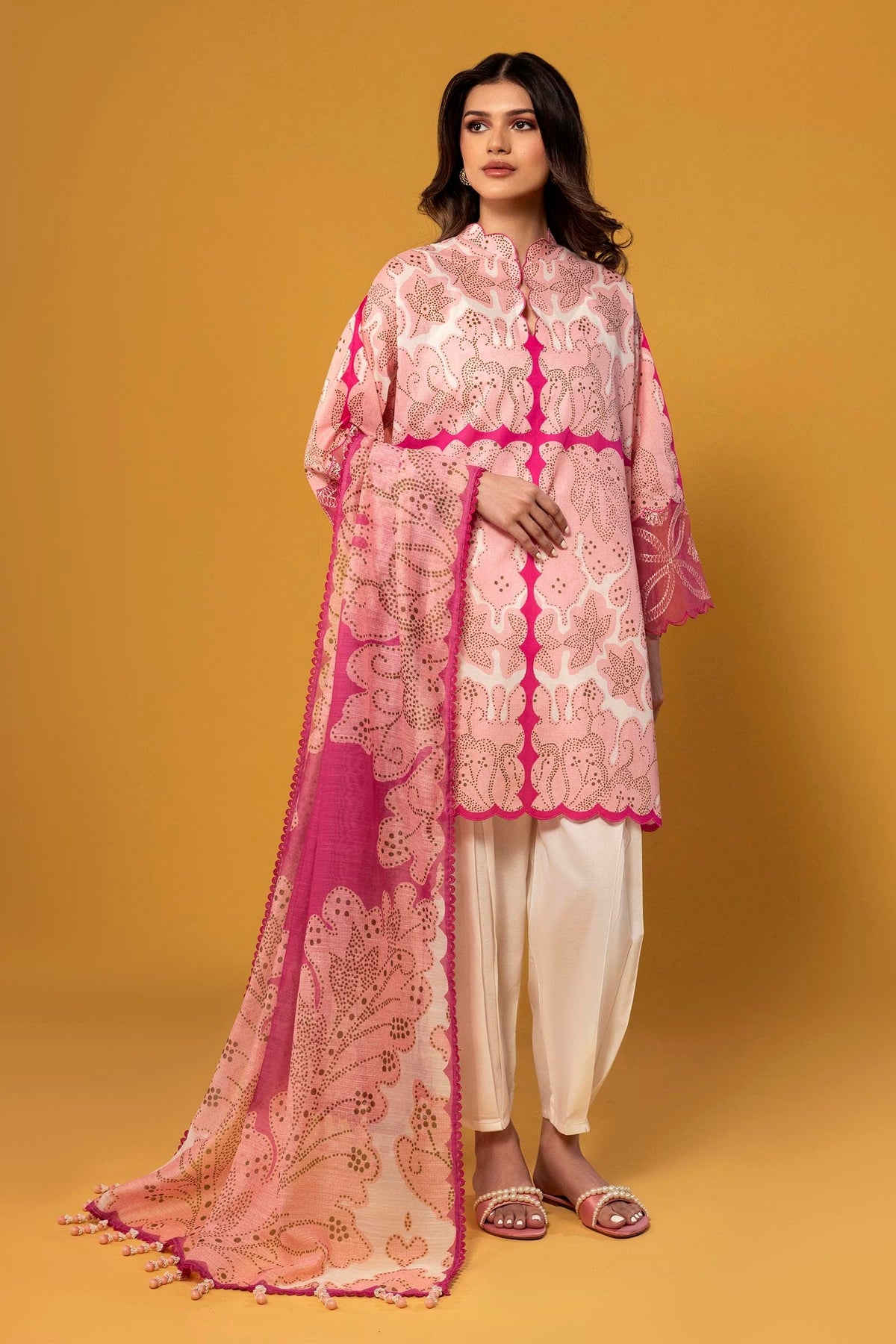 Sana Safinaz | Mahay Spring 25 | A-14 by Sana Safinaz - Designer Dress - Type: Ladies Clothes - Available at Libayah - 100% Original