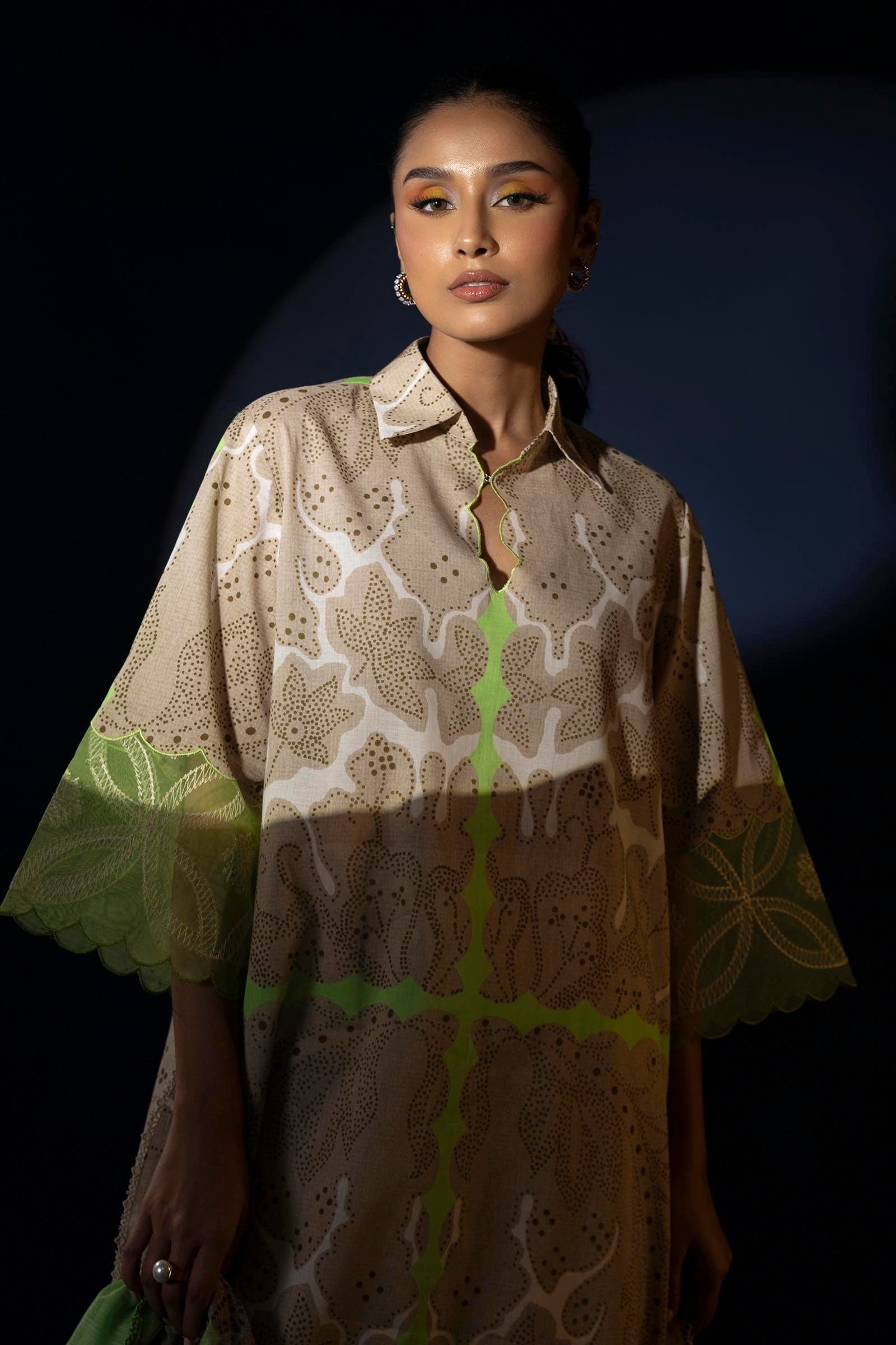 Sana Safinaz | Mahay Spring 25 | H251-004B-2DD by Sana Safinaz - Designer Dress  - Type : Ladies Clothes - Available at Libayah - 100% Original 