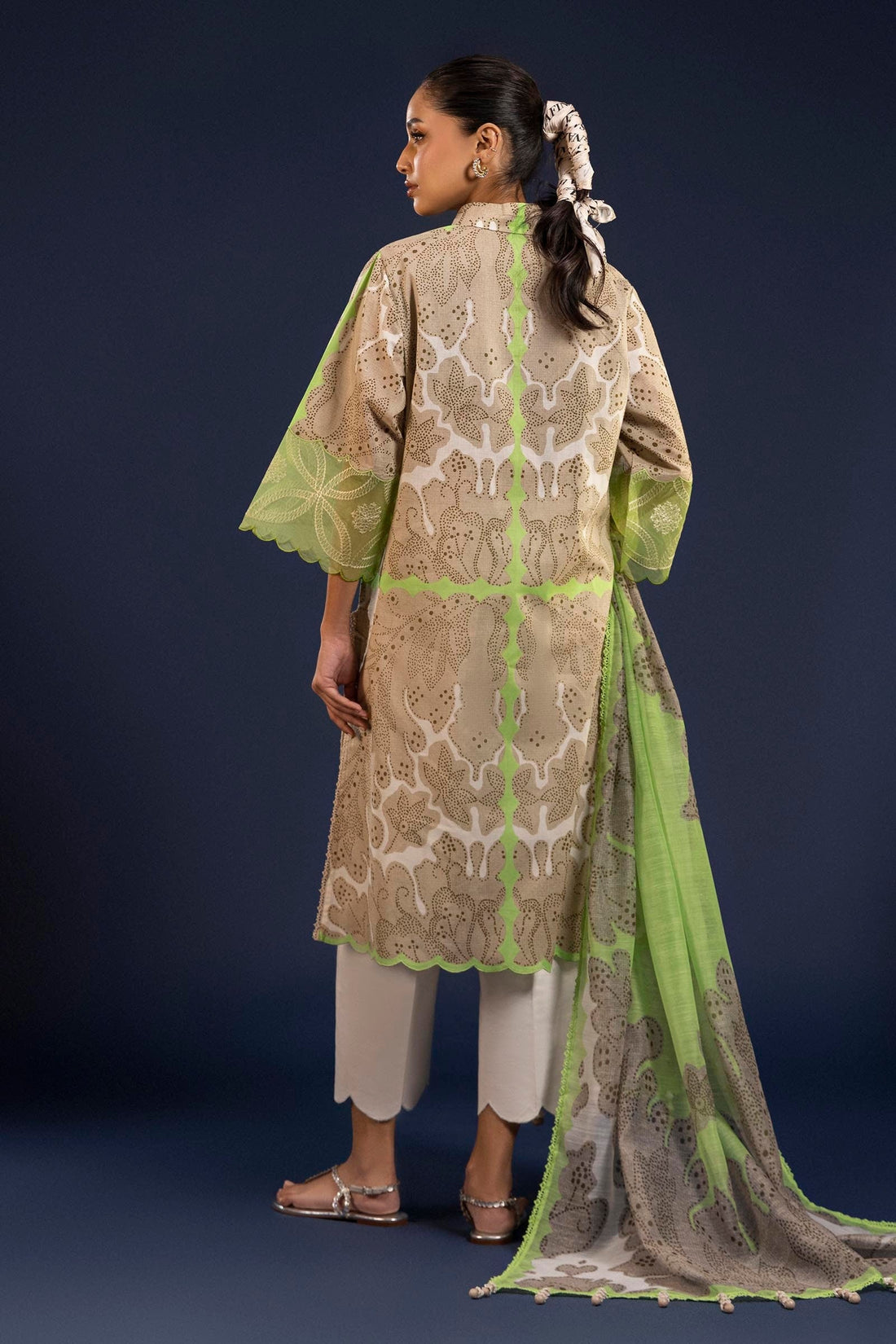 Sana Safinaz | Mahay Spring 25 | H251-004B-2DD by Sana Safinaz - Designer Dress  - Type : Ladies Clothes - Available at Libayah - 100% Original 