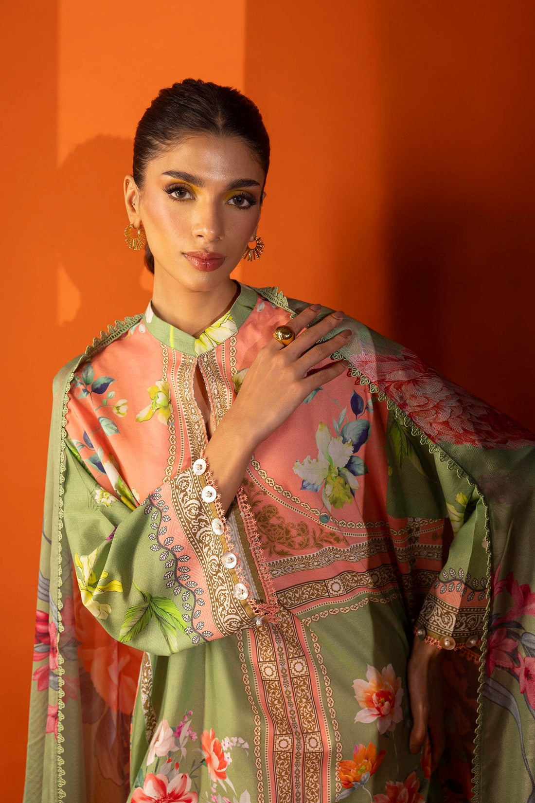 Sana Safinaz | Mahay Spring 25 | A-11 by Sana Safinaz - Designer Dress - Type: Ladies Clothes - Available at Libayah - 100% Original
