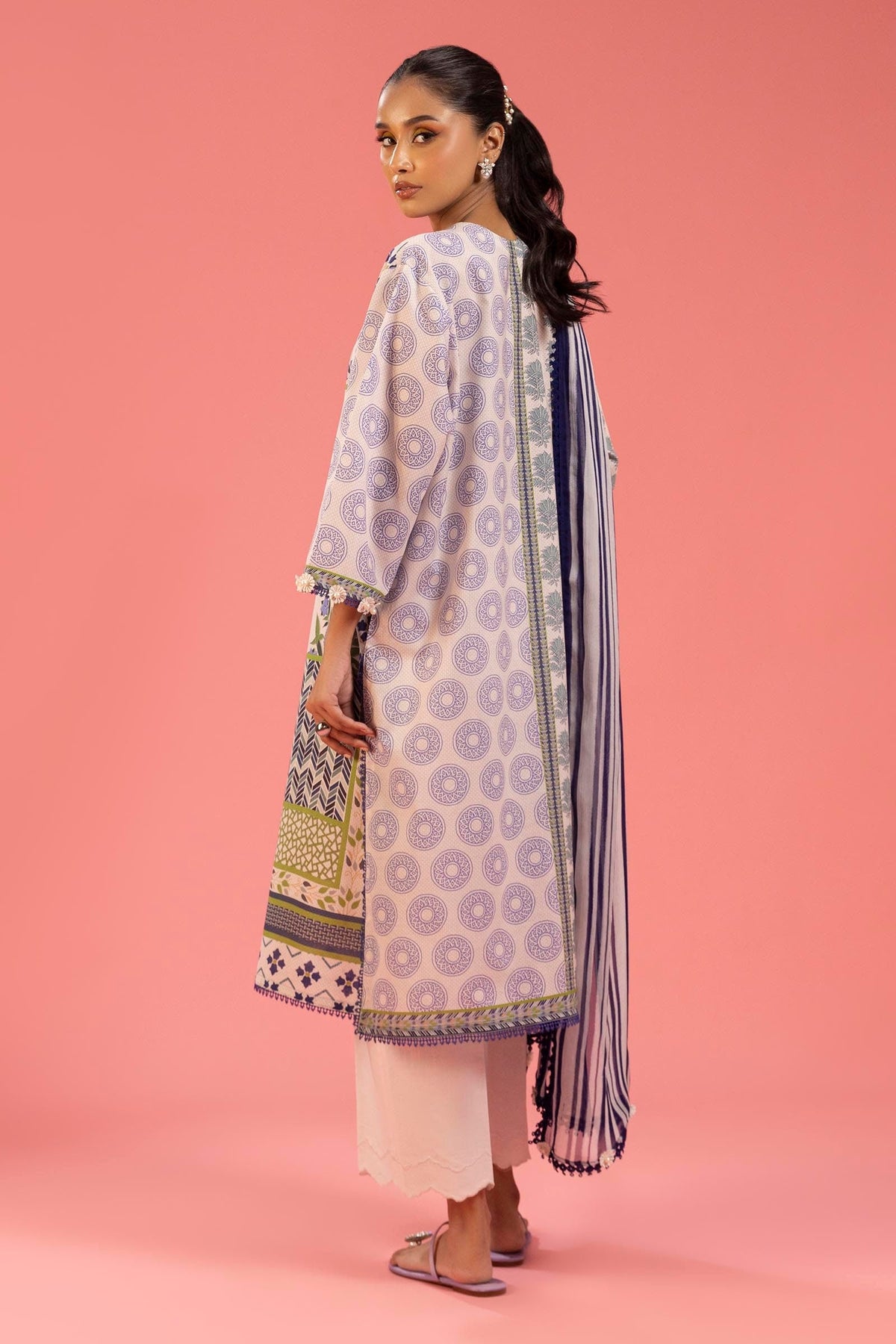 Sana Safinaz | Mahay Spring 25 | A-06 by Sana Safinaz - Designer Dress - Type: Ladies Clothes - Available at Libayah - 100% Original