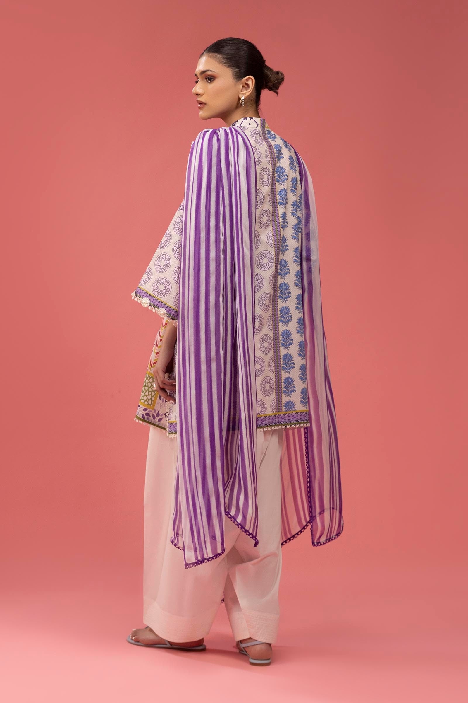Sana Safinaz | Mahay Spring 25 | A-05 by Sana Safinaz - Designer Dress - Type: Ladies Clothes - Available at Libayah - 100% Original
