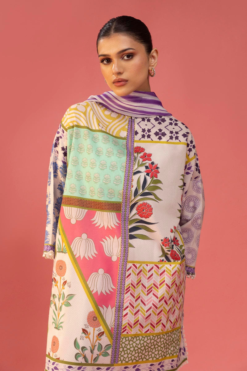 Sana Safinaz | Mahay Spring 25 | A-05 by Sana Safinaz - Designer Dress - Type: Ladies Clothes - Available at Libayah - 100% Original