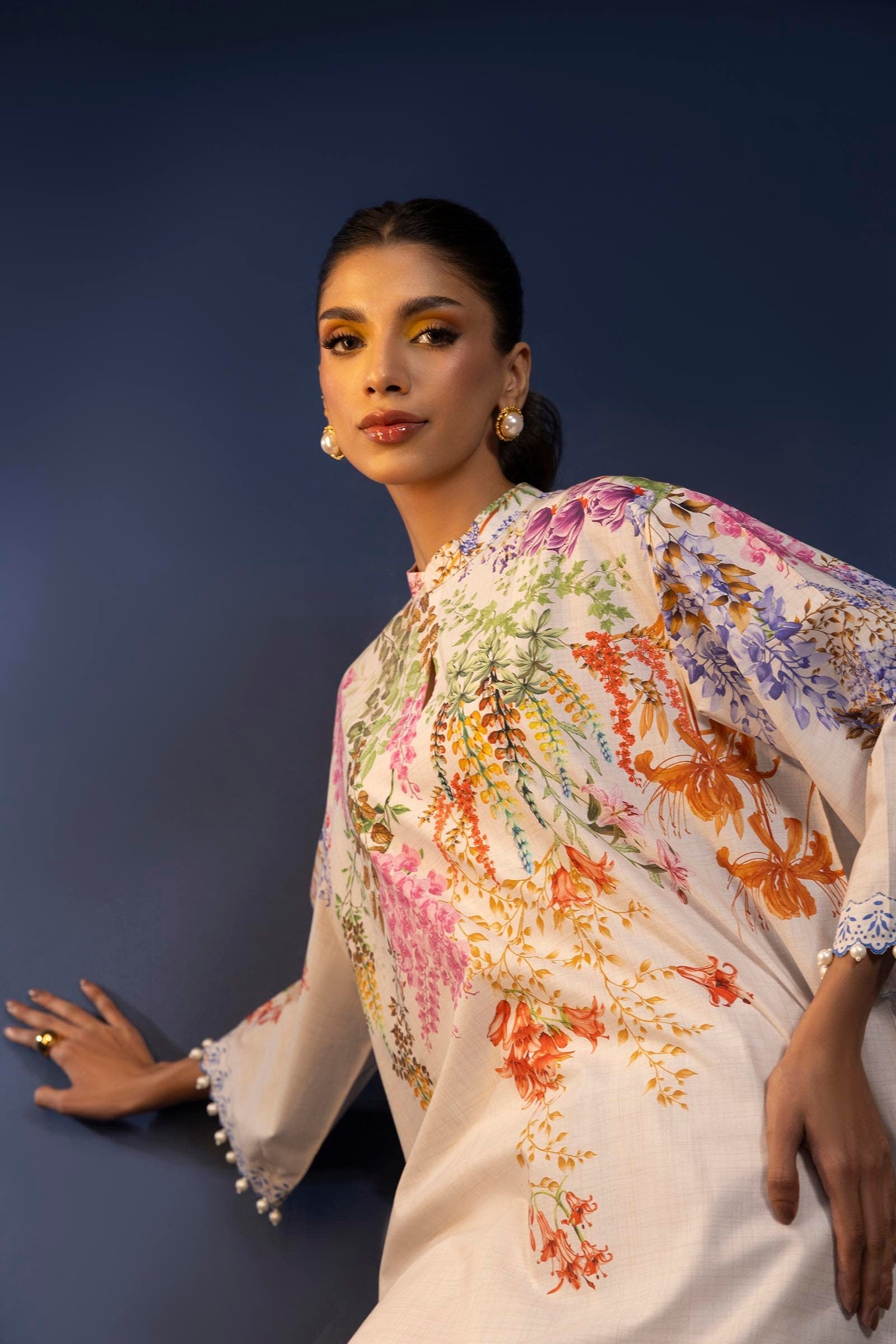 Sana Safinaz | Mahay Spring 25 | A-04 by Sana Safinaz - Designer Dress - Type: Ladies Clothes - Available at Libayah - 100% Original
