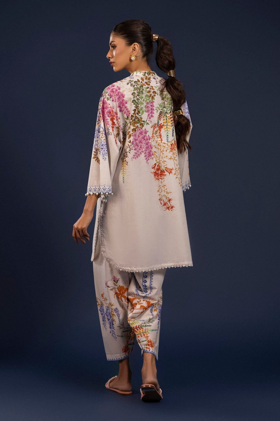 Sana Safinaz | Mahay Spring 25 | A-04 by Sana Safinaz - Designer Dress - Type: Ladies Clothes - Available at Libayah - 100% Original