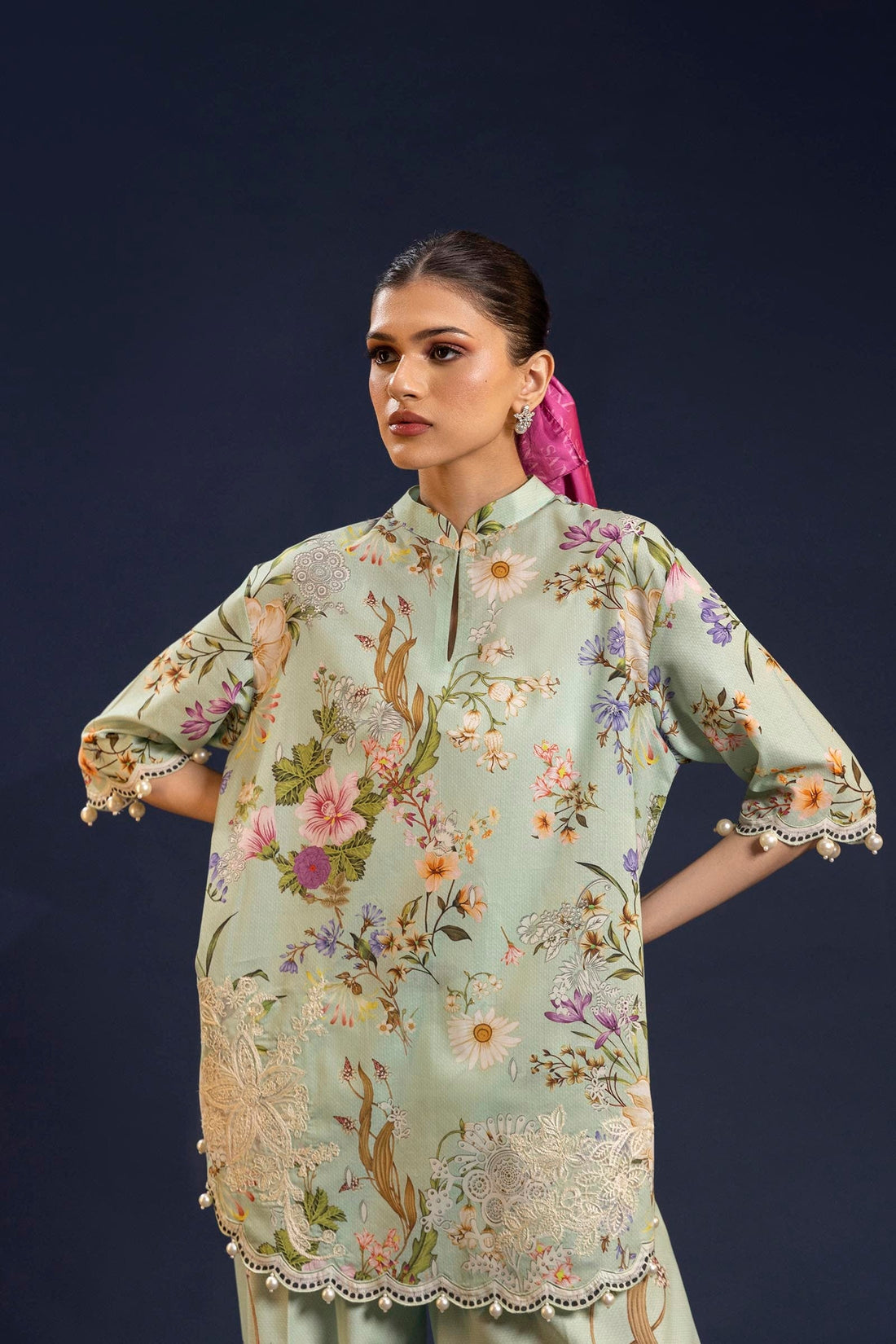 Sana Safinaz | Mahay Spring 25 | H251-014B-2AC by Sana Safinaz - Designer Dress  - Type : Ladies Clothes - Available at Libayah - 100% Original 