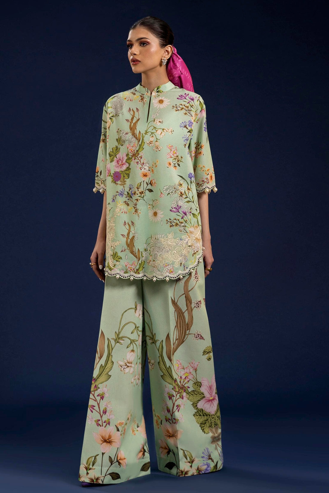Sana Safinaz | Mahay Spring 25 | H251-014B-2AC by Sana Safinaz - Designer Dress  - Type : Ladies Clothes - Available at Libayah - 100% Original 