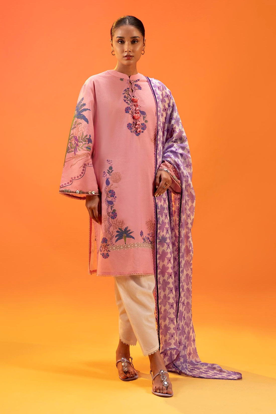 Sana Safinaz | Mahay Summer 25 | 001B by Sana Safinaz - Designer Dress - Type: Ladies Clothes - Available at Libayah - 100% Original