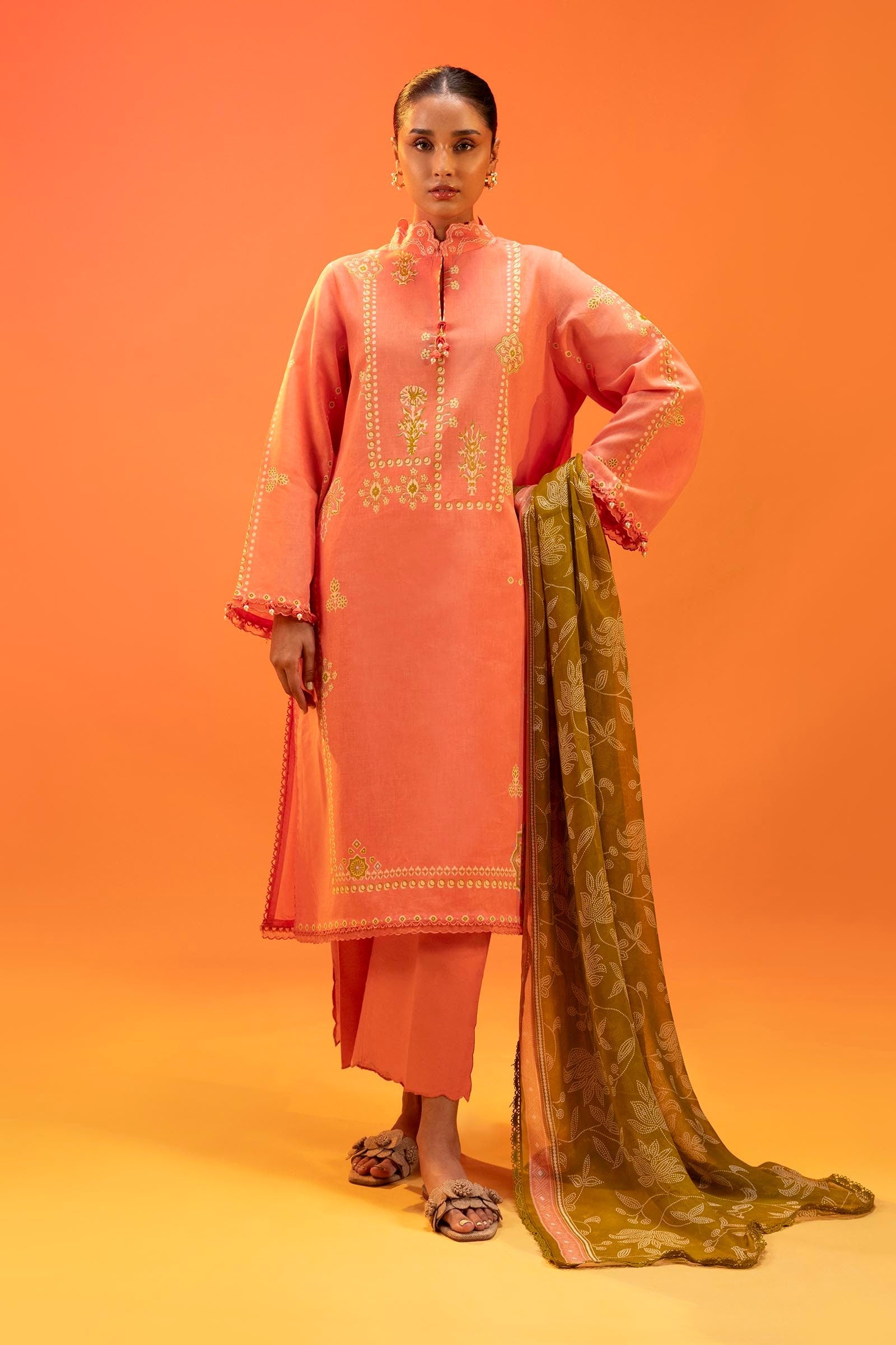 Sana Safinaz | Mahay Summer 25 | 003A by Sana Safinaz - Designer Dress - Type: Ladies Clothes - Available at Libayah - 100% Original