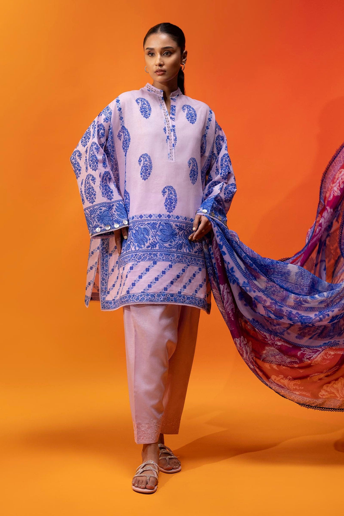 Sana Safinaz | Mahay Summer 25 | 005A by Sana Safinaz - Designer Dress - Type: Ladies Clothes - Available at Libayah - 100% Original