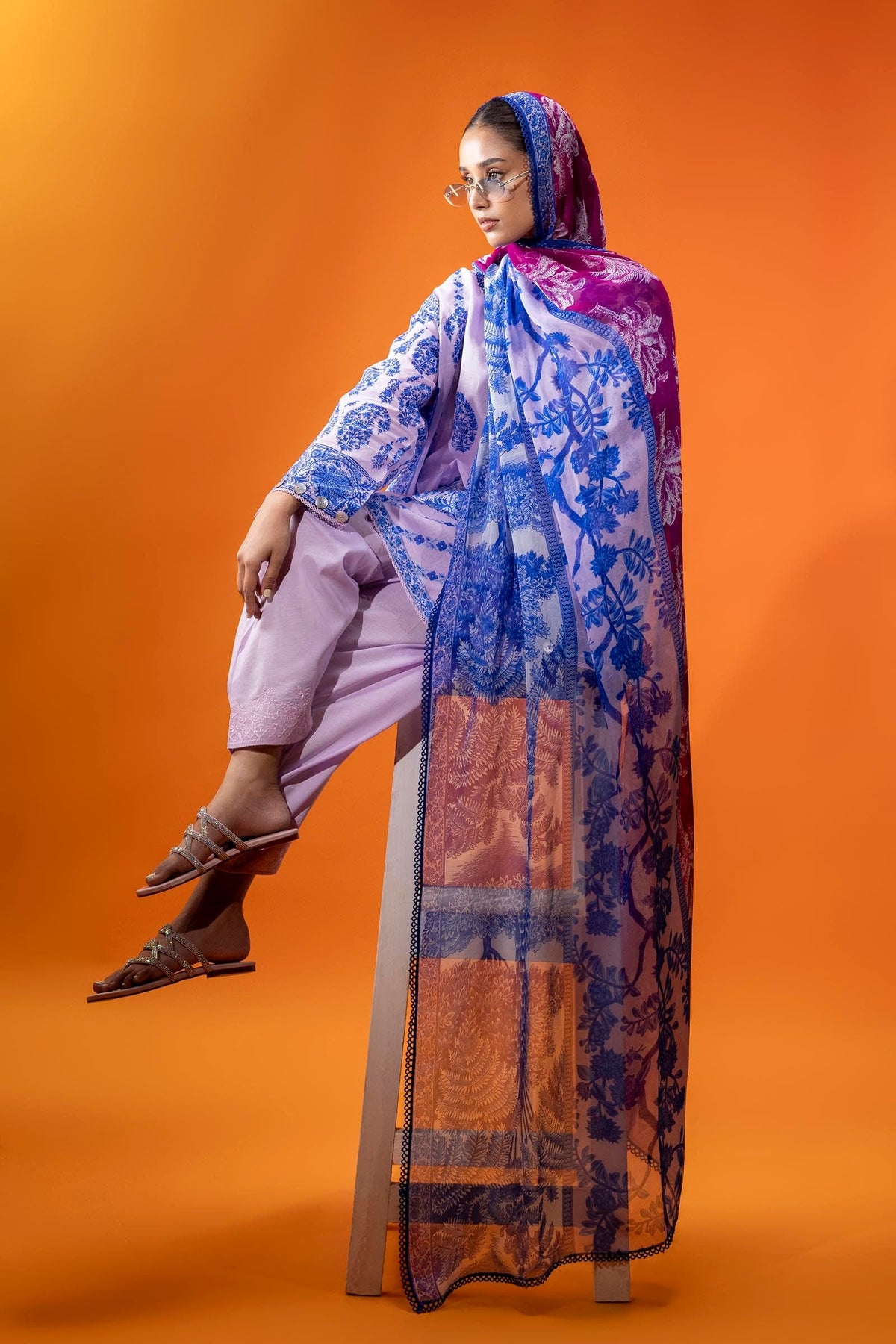 Sana Safinaz | Mahay Summer 25 | 005A by Sana Safinaz - Designer Dress - Type: Ladies Clothes - Available at Libayah - 100% Original