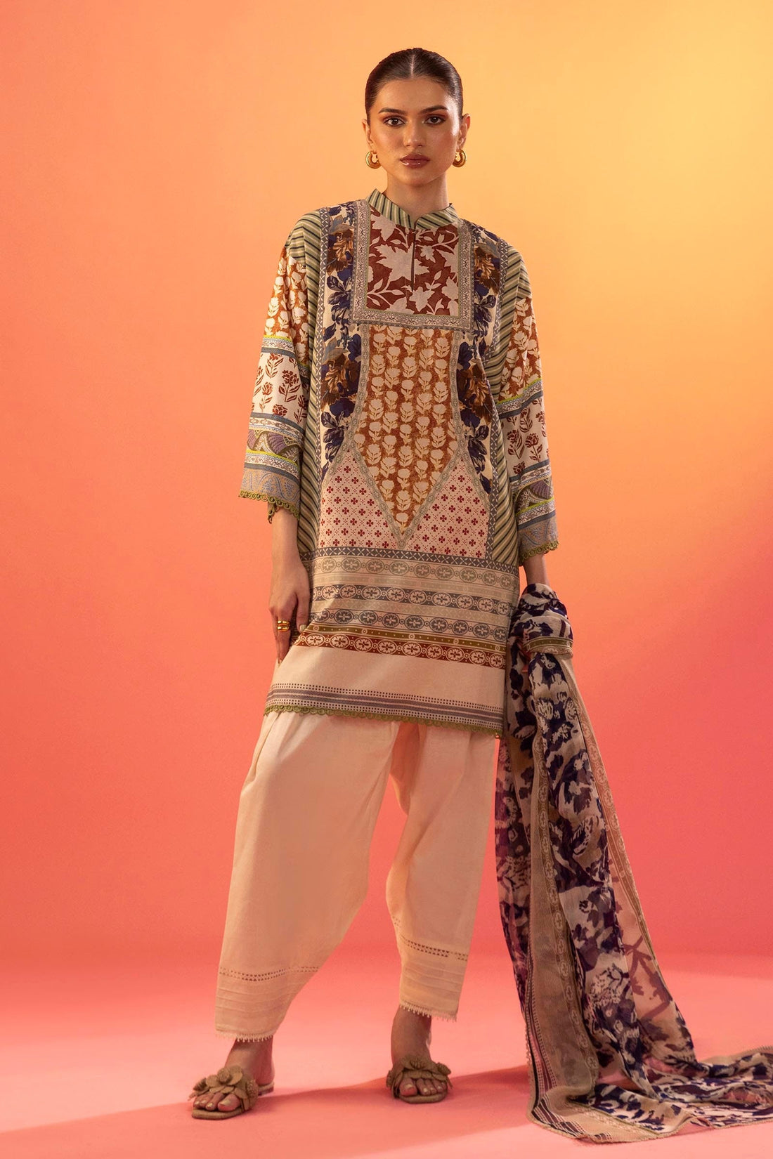 Sana Safinaz | Mahay Summer 25 | 006A by Sana Safinaz - Designer Dress - Type: Ladies Clothes - Available at Libayah - 100% Original
