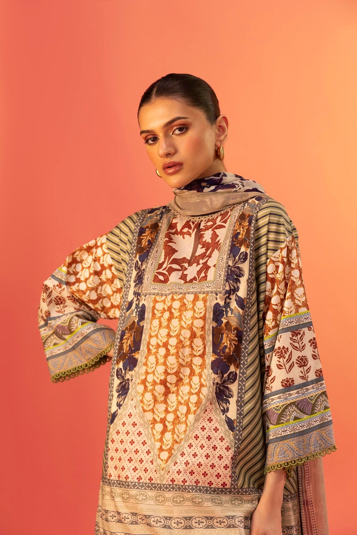 Sana Safinaz | Mahay Summer 25 | 006A by Sana Safinaz - Designer Dress - Type: Ladies Clothes - Available at Libayah - 100% Original