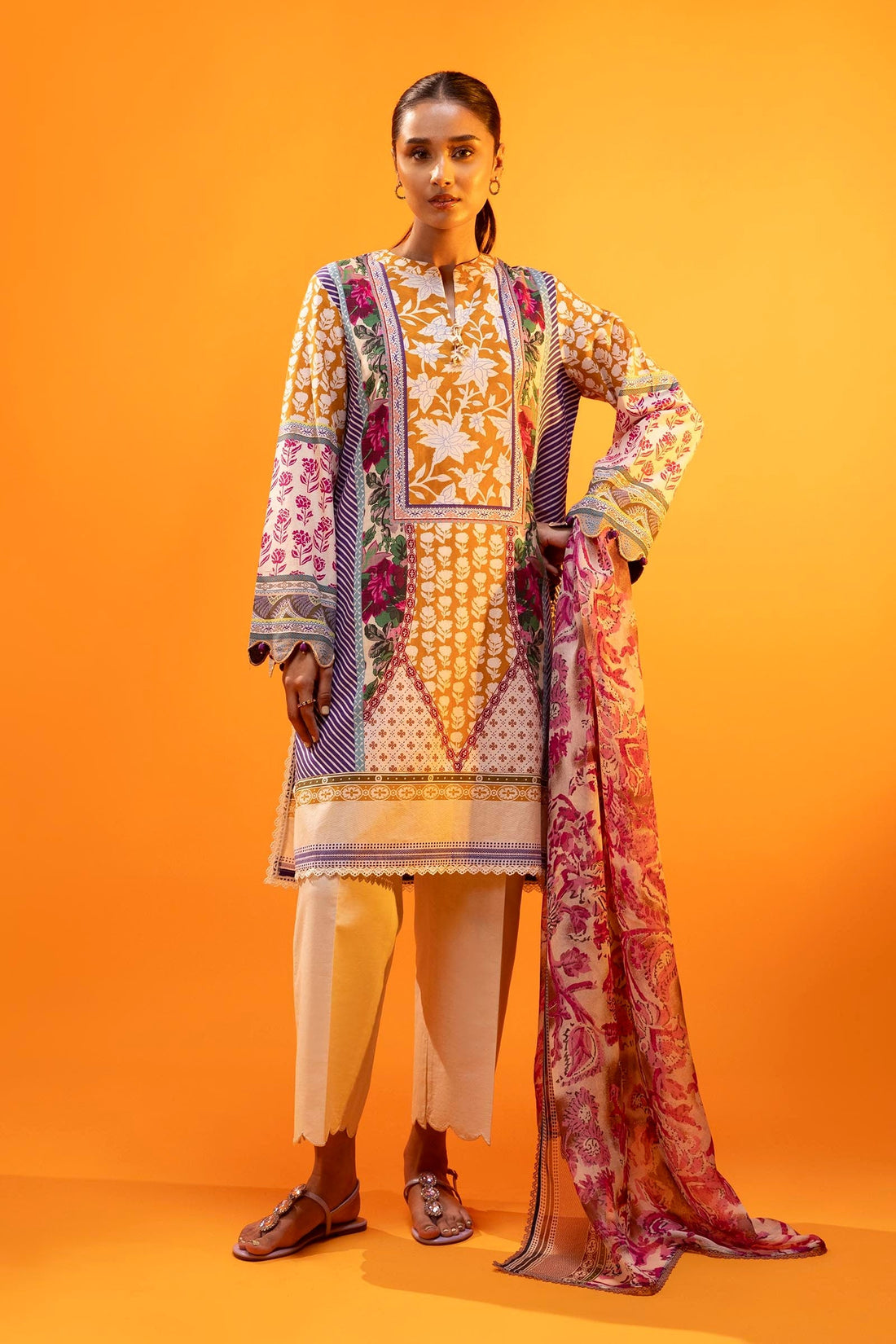 Sana Safinaz | Mahay Summer 25 | 006B by Sana Safinaz - Designer Dress - Type: Ladies Clothes - Available at Libayah - 100% Original