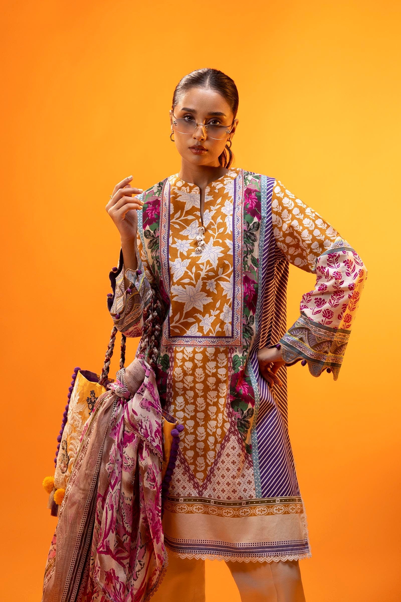 Sana Safinaz | Mahay Summer 25 | 006B by Sana Safinaz - Designer Dress - Type: Ladies Clothes - Available at Libayah - 100% Original