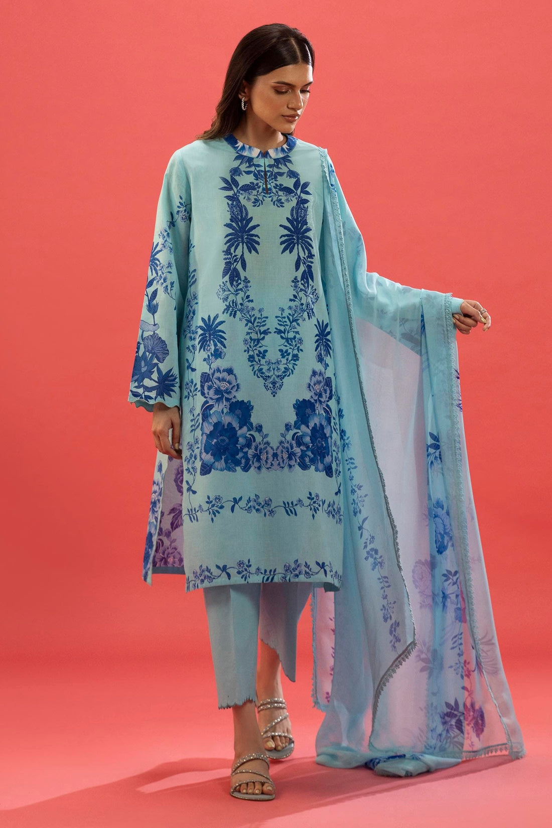Sana Safinaz | Mahay Summer 25 | 007A by Sana Safinaz - Designer Dress - Type: Ladies Clothes - Available at Libayah - 100% Original