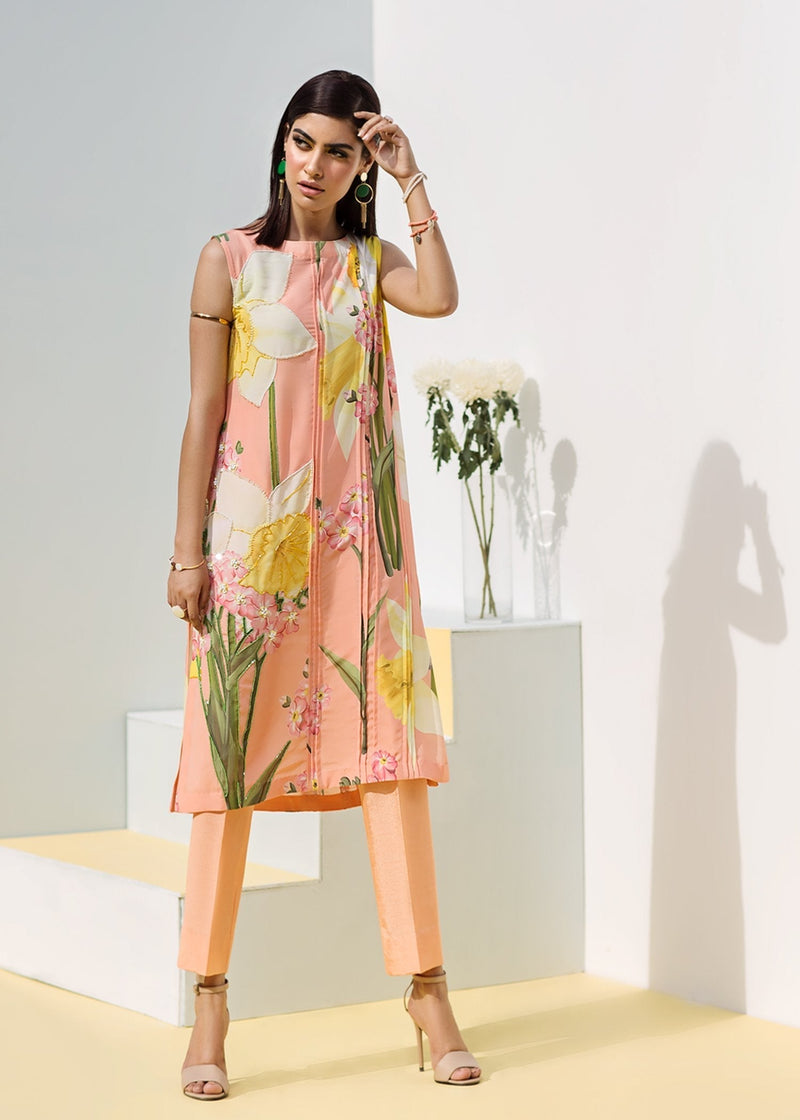 Hana | Daffodils Ready to Wear | Peach Merlin by Hana - Designer Dress - Type: Ladies Clothes - Available at Libayah - 100% Original