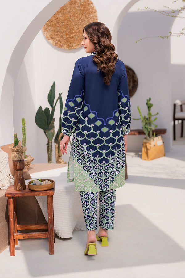 Hana | Floral Fiesta 24 | Blue Flora by Hana - Designer Dress - Type: Ladies Clothes - Available at Libayah - 100% Original
