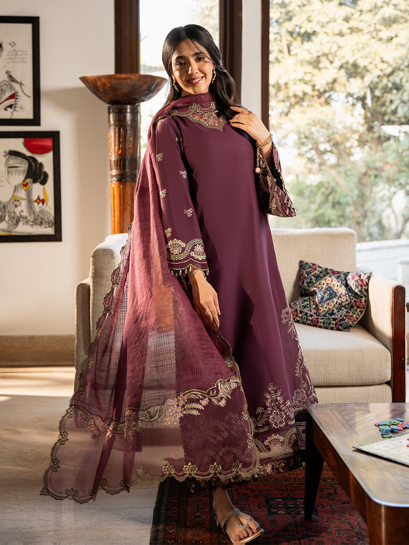 Izel | Mahveen Festive Lawn 25 | HANA by Izel - Designer Dress - Type: Ladies Clothes - Available at Libayah - 100% Original
