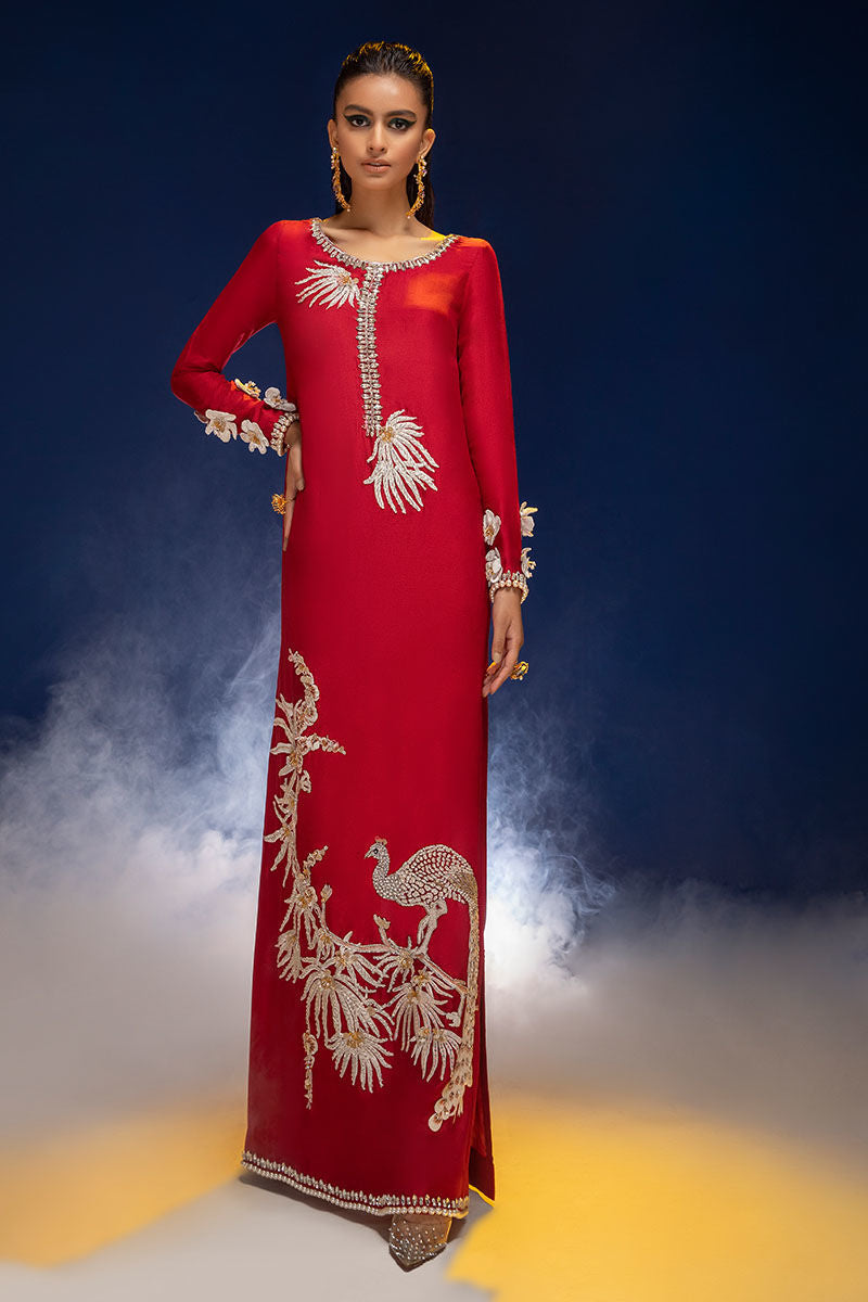 Haute Form | Luxury Pret | RED OOMPH by Haute Form - Designer Dress - Type: Ladies Clothes - Available at Libayah - 100% Original