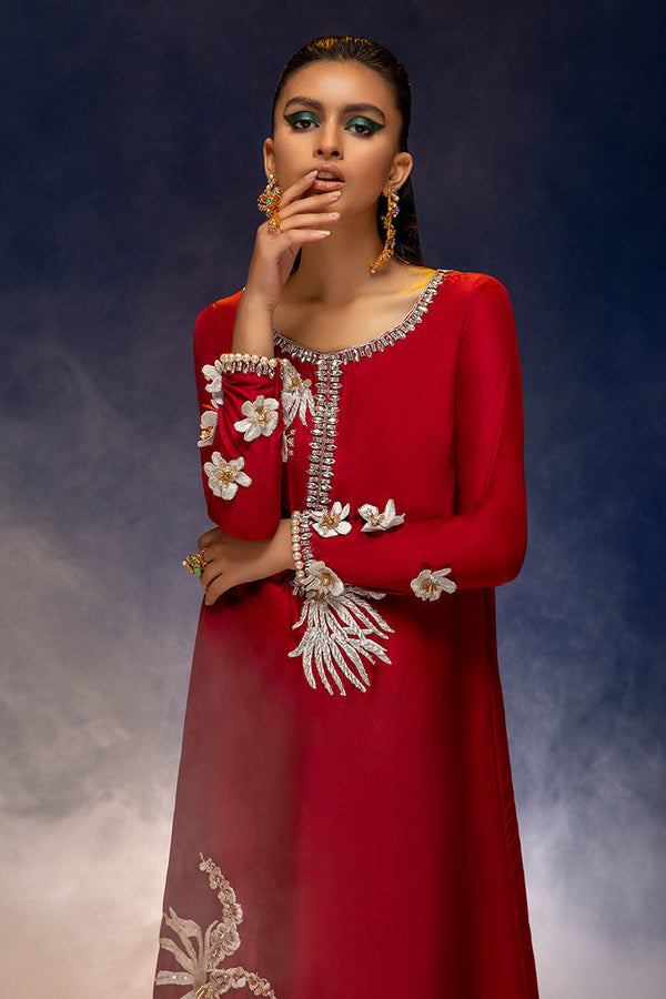 Haute Form | Luxury Pret | RED OOMPH by Haute Form - Designer Dress - Type: Ladies Clothes - Available at Libayah - 100% Original
