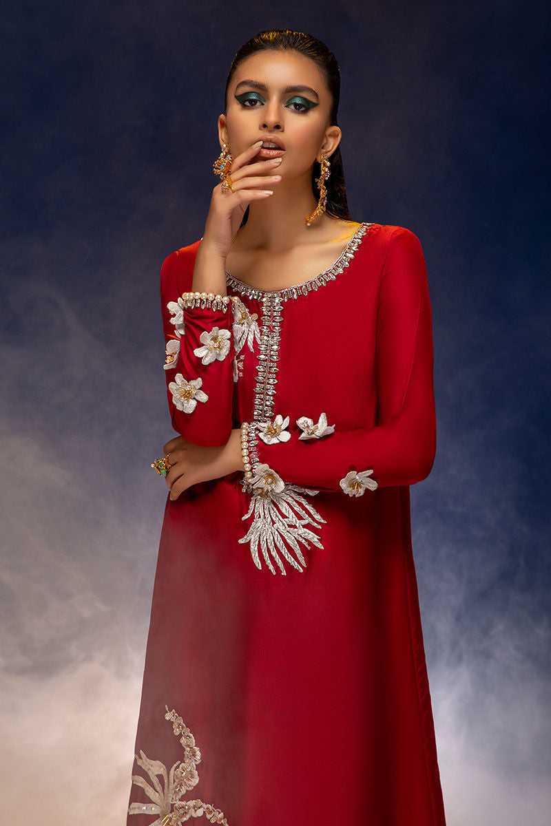 Haute Form | Luxury Pret | RED OOMPH by Haute Form - Designer Dress - Type: Ladies Clothes - Available at Libayah - 100% Original