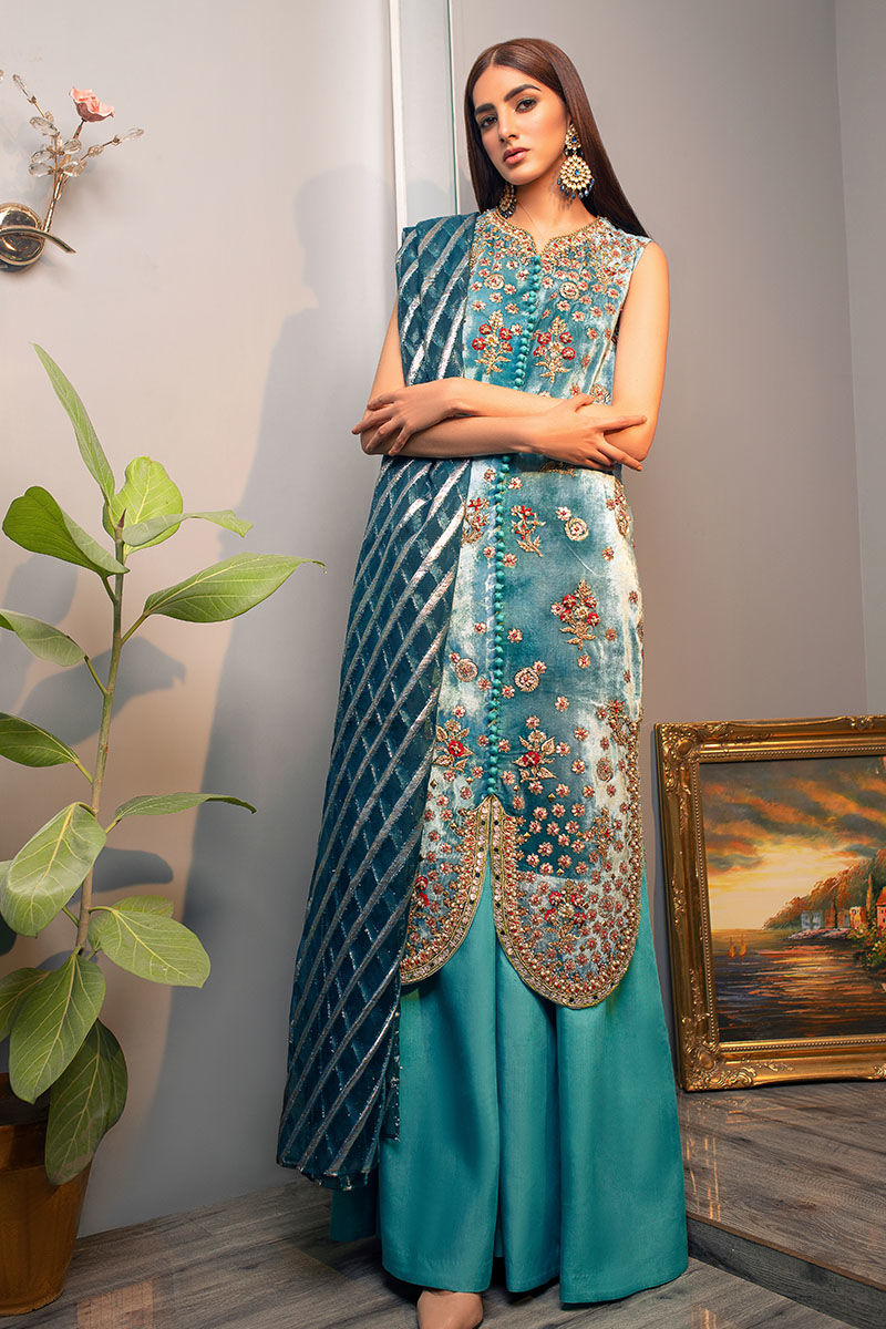 Haute Forn | Luxury Pret | RANGOBADAL FEROZA by Haute Form - Designer Dress - Type: Ladies Clothes - Available at Libayah - 100% Original