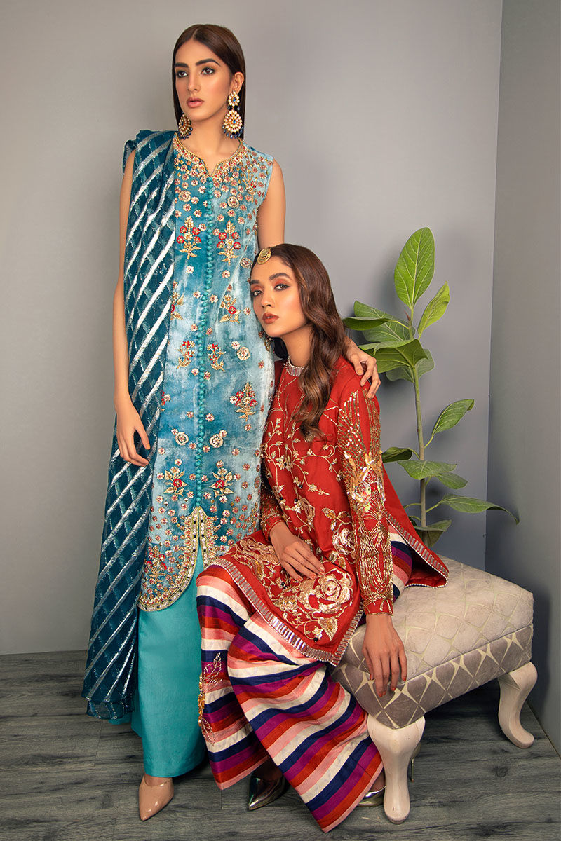 Haute Forn | Luxury Pret | RANGOBADAL FEROZA by Haute Form - Designer Dress - Type: Ladies Clothes - Available at Libayah - 100% Original