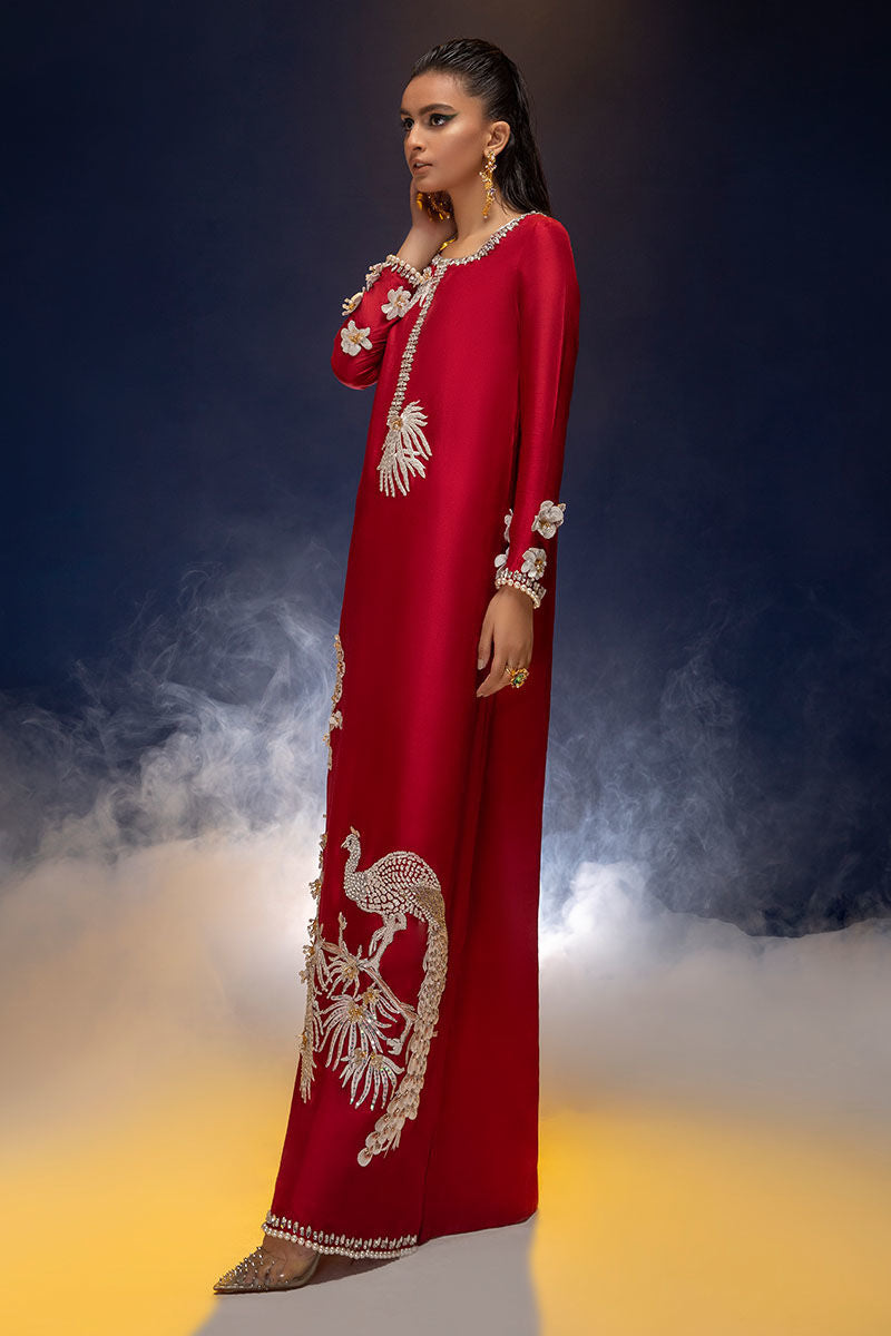 Haute Form | Luxury Pret | RED OOMPH by Haute Form - Designer Dress - Type: Ladies Clothes - Available at Libayah - 100% Original