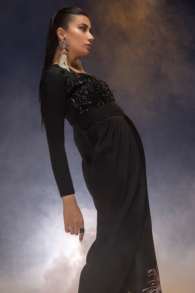 Haute Form | Luxury Pret | IN THE BLACK by Haute Form - Designer Dress - Type: Ladies Clothes - Available at Libayah - 100% Original